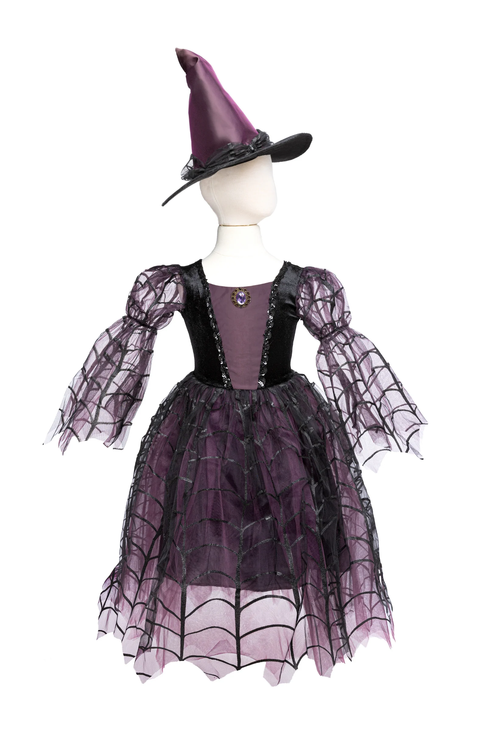 Amethyst the Spider Witch Dress with Hat - Image 7