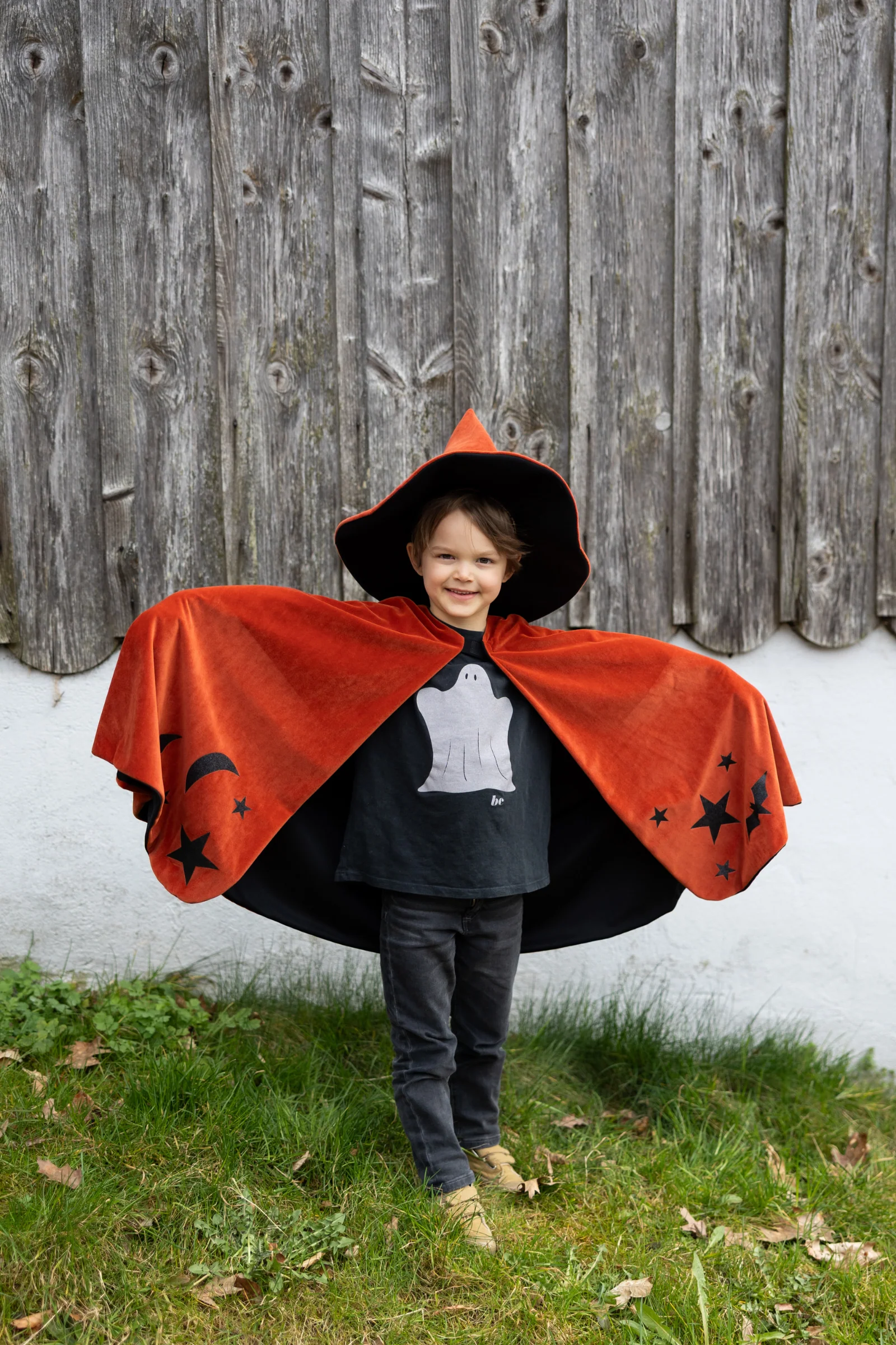 Autumn Embers Wizard Cape and Hat - Image 3