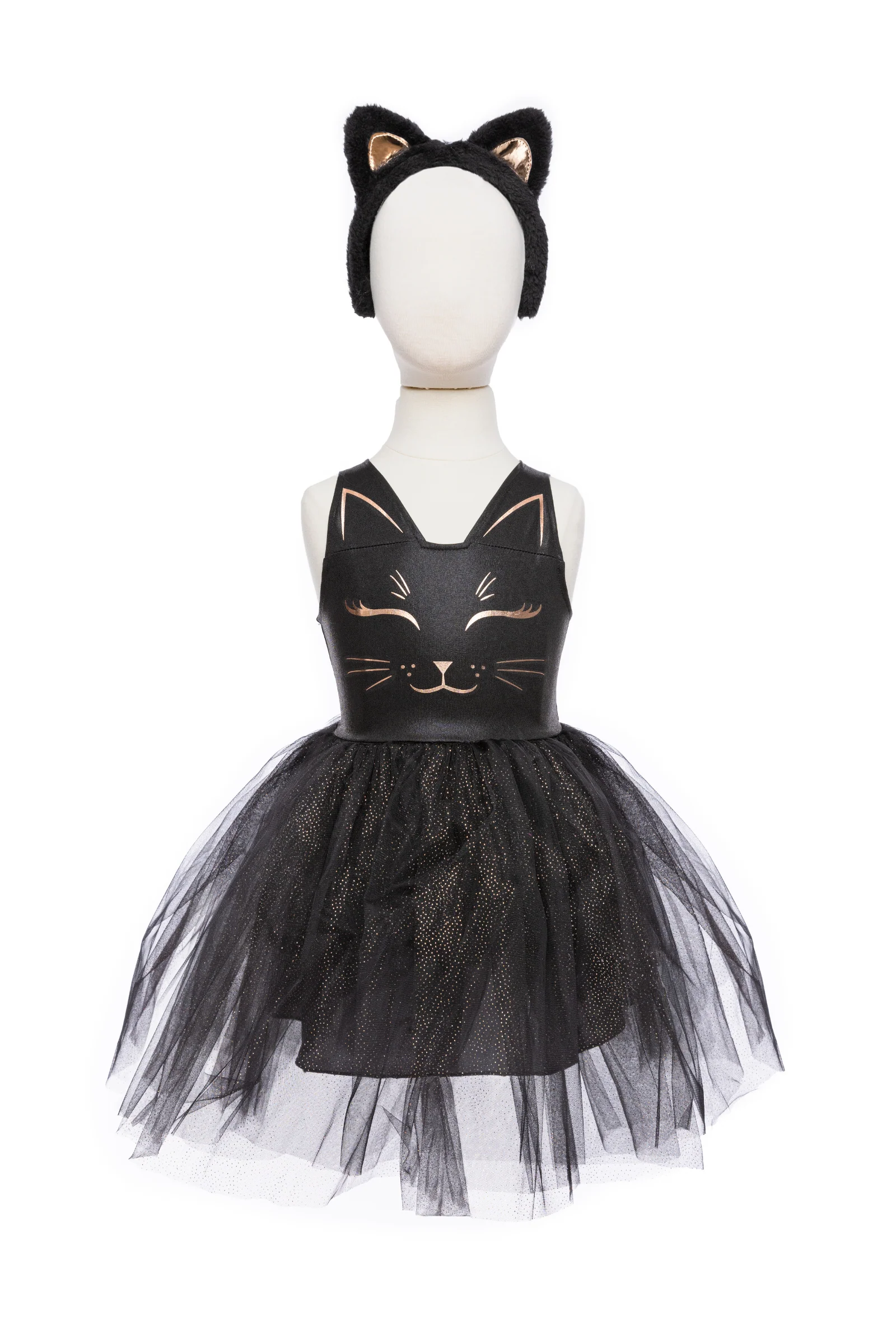 Black Cat Dress & Headpiece - Image 5