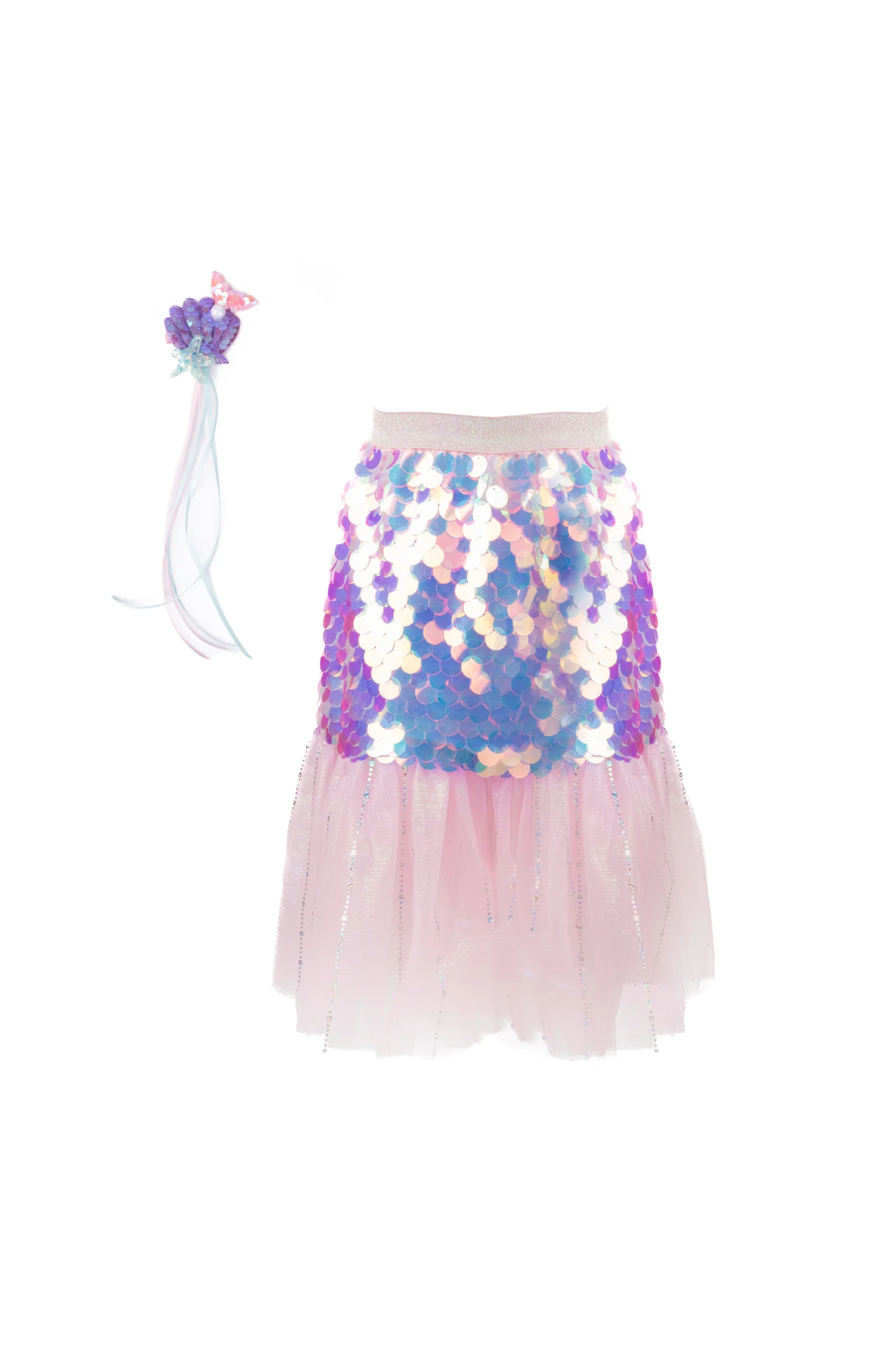Bling Bling Mermaid Skirt & Hairclip Set - Image 6