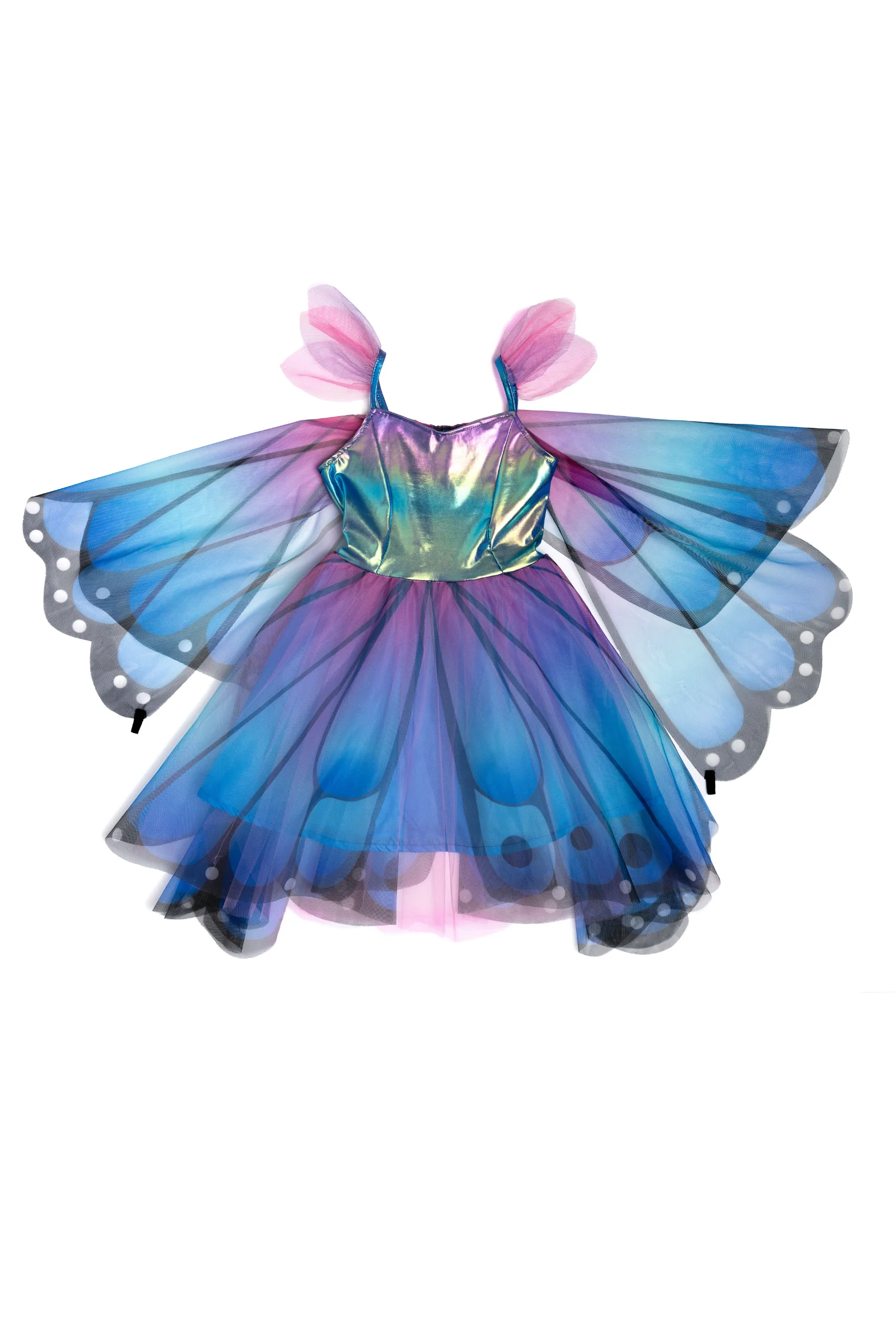 Butterfly Twirl Dress with Wings & Headband - Image 6