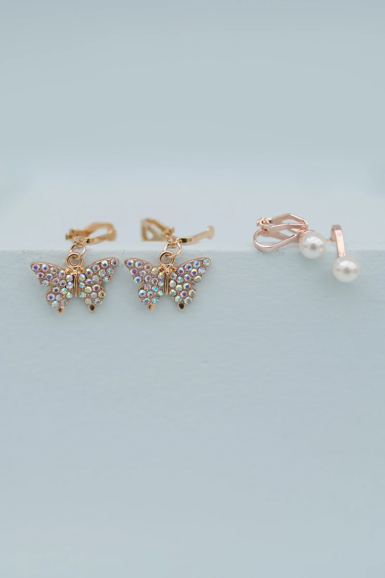 Boutique Butterfly Clip On Earrings - Image 3