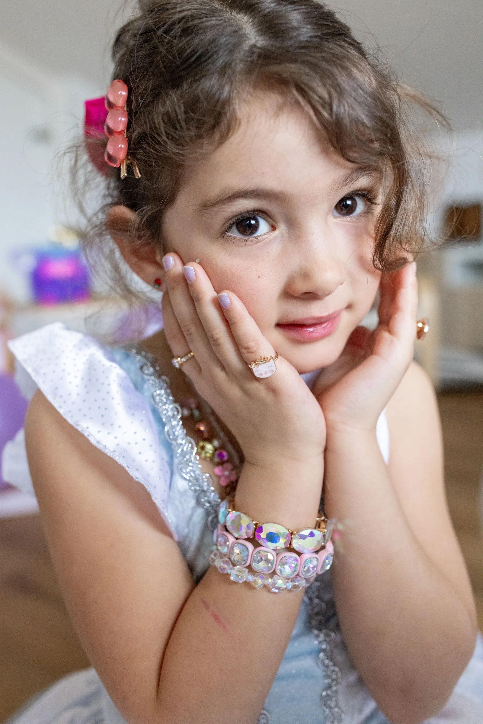 Boutique Chic Aurora Borealis Gem Bracelet - Image 3