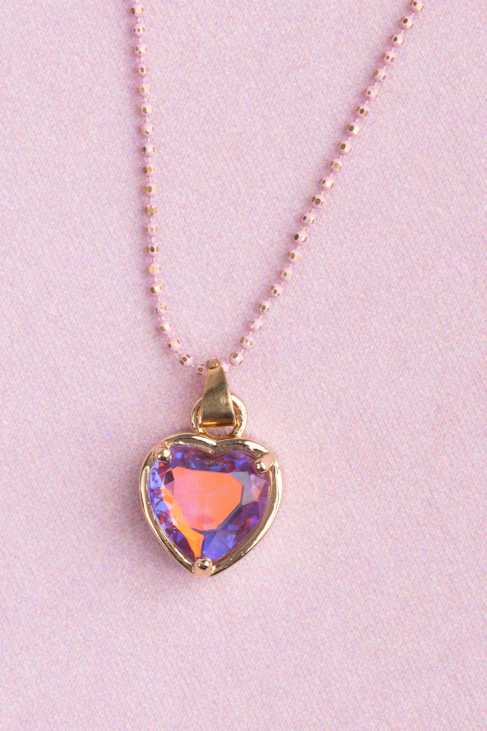 Boutique Chic Lilac Love Necklace - Image 3