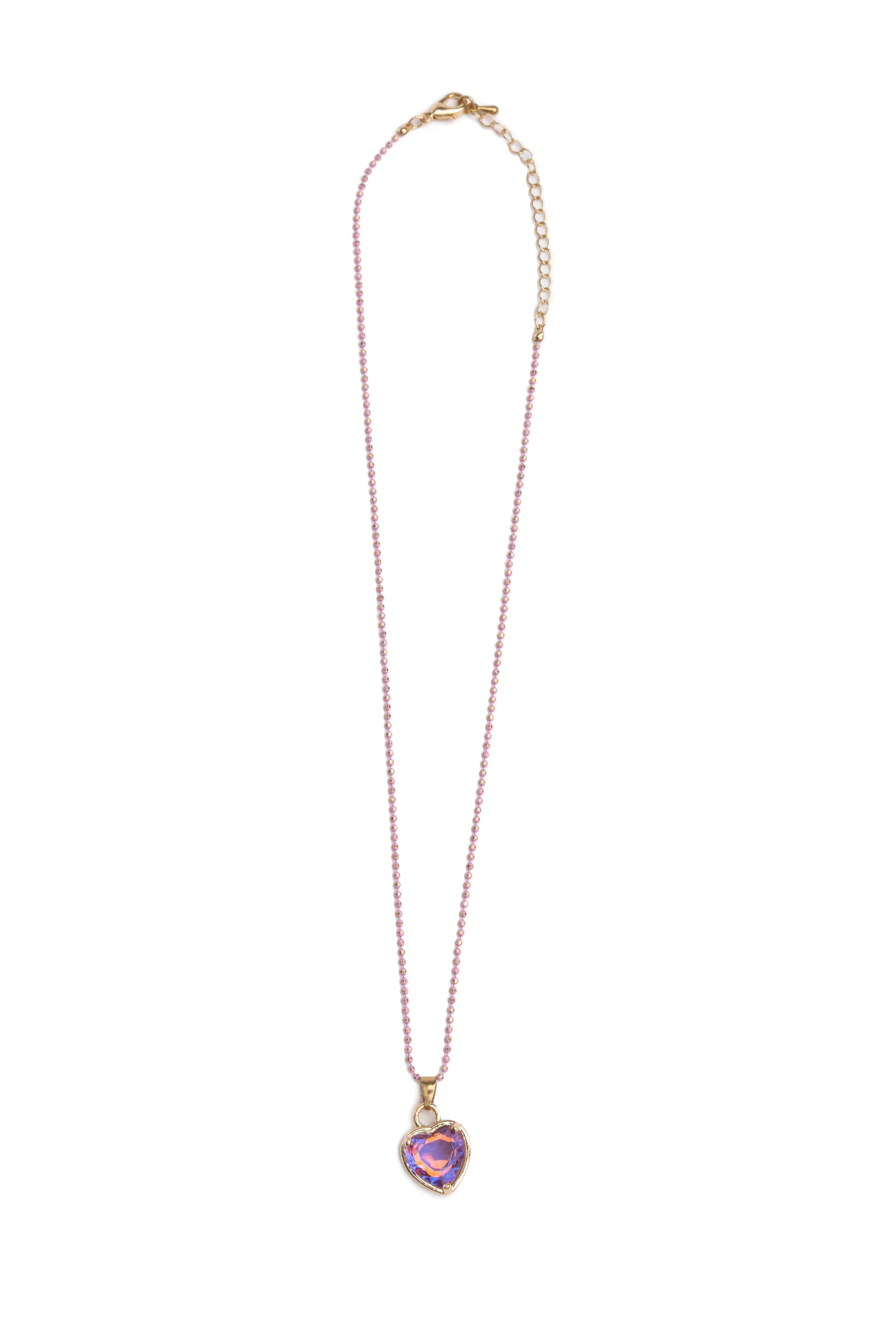 Boutique Chic Lilac Love Necklace - Image 5