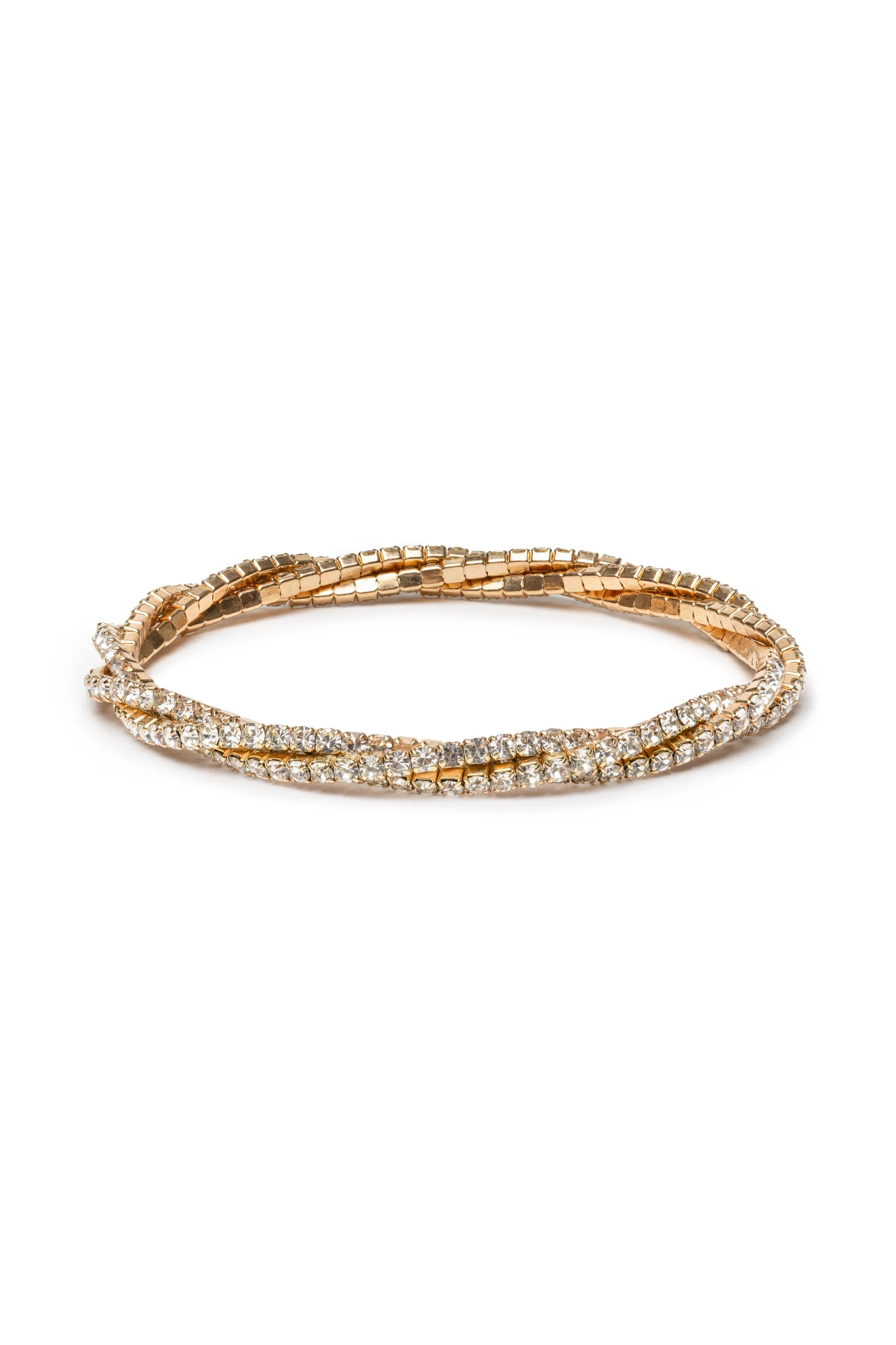 Boutique Diamante Twist Bracelet - Image 3