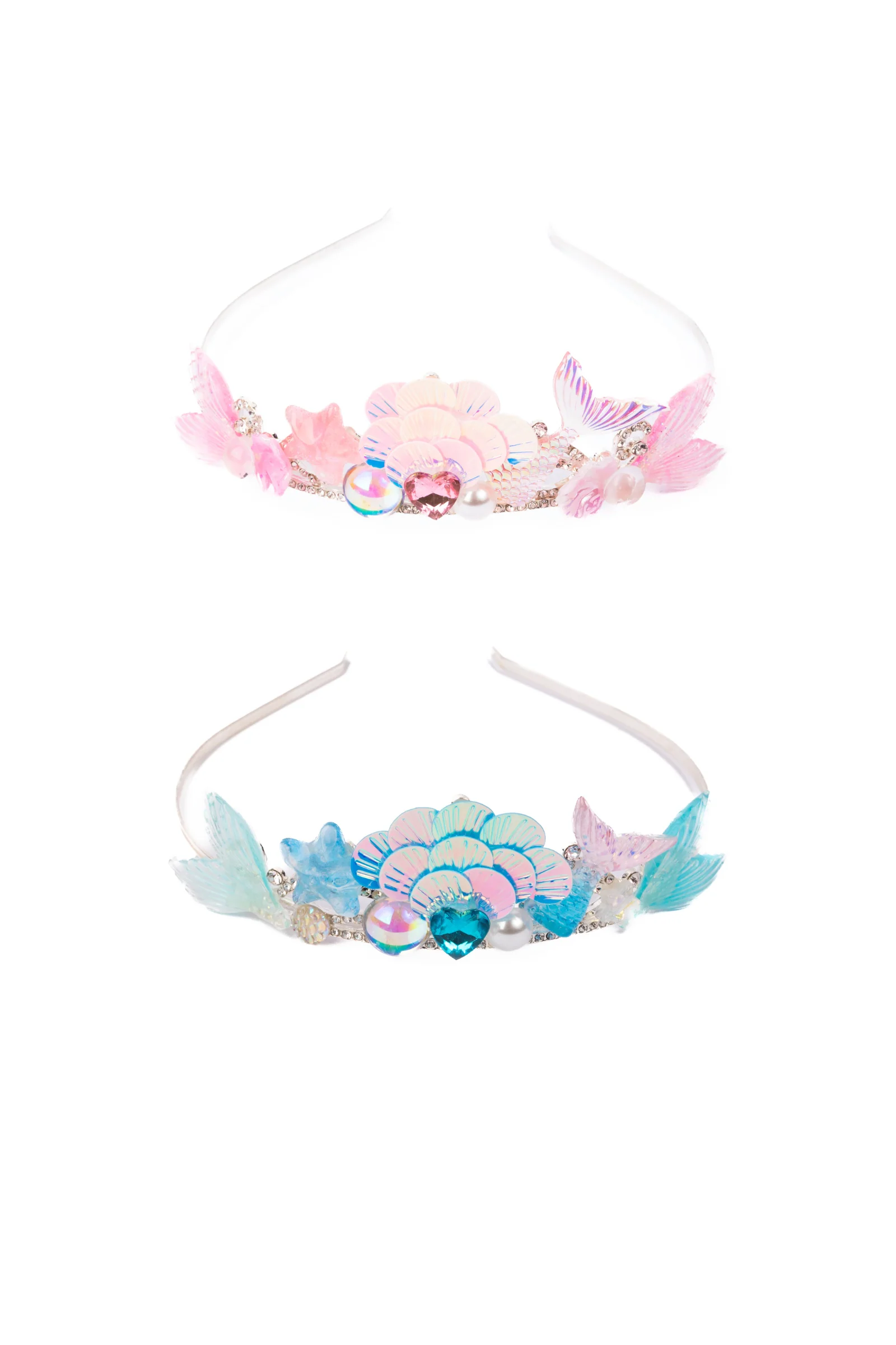 Boutique Ocean Jewel Tiaras, 2pcs Assorted - Image 2
