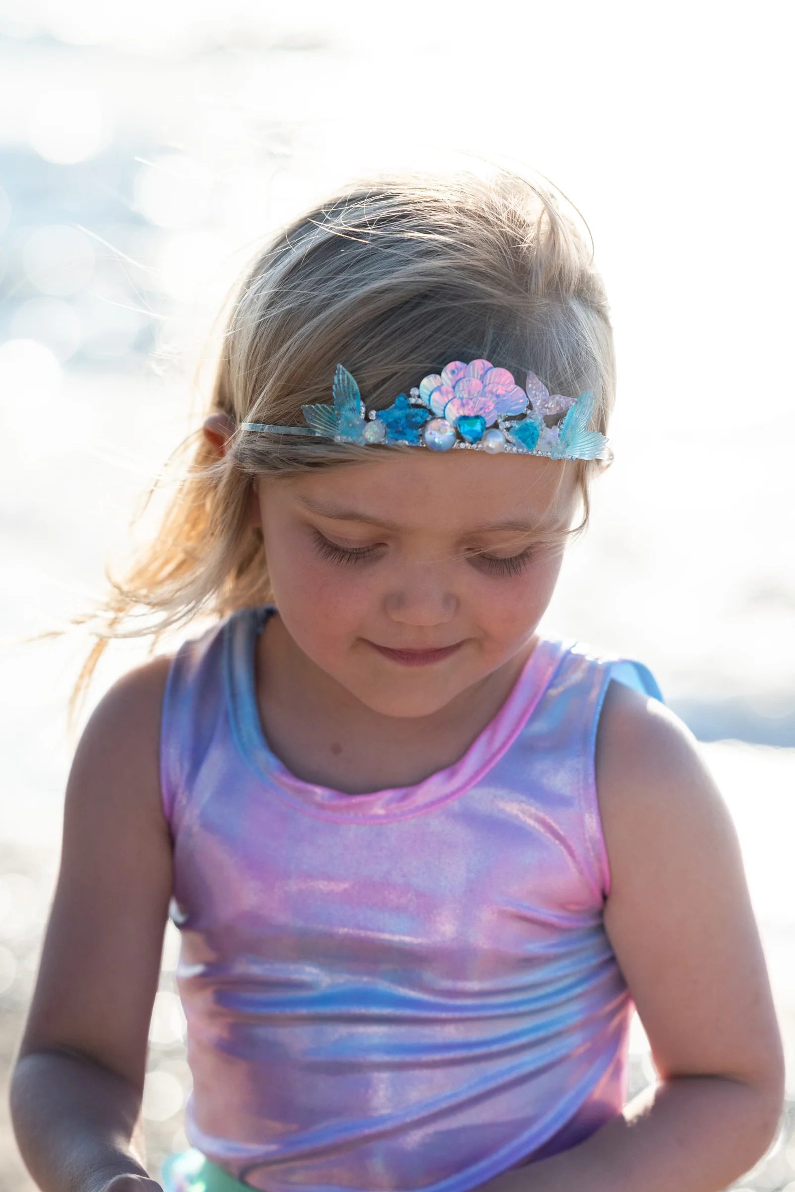 Boutique Ocean Jewel Tiaras, 2pcs Assorted - Image 4
