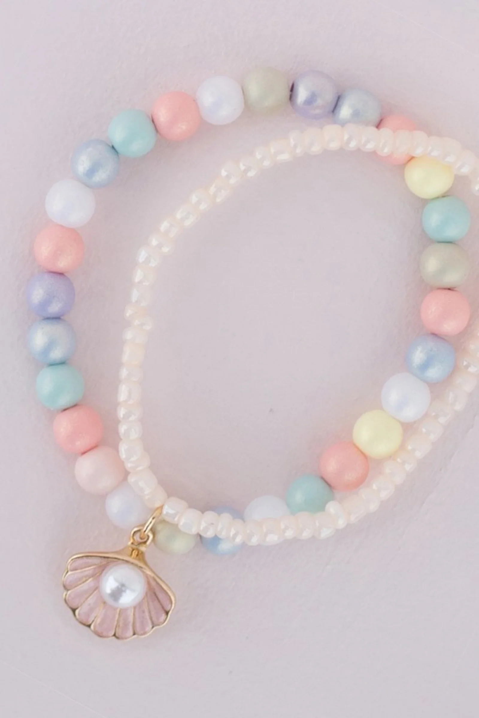 Boutique Pastel Shell Bracelet - Image 3