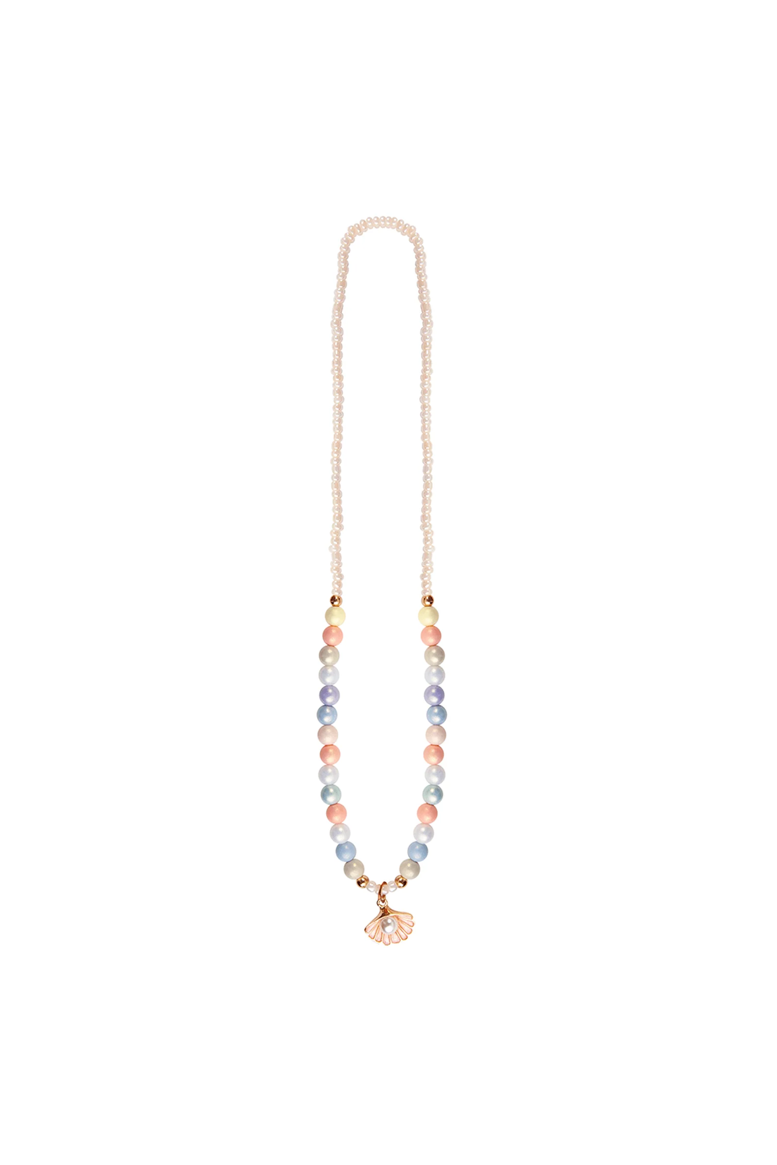 Boutique Pastel Shell Necklace - Image 3