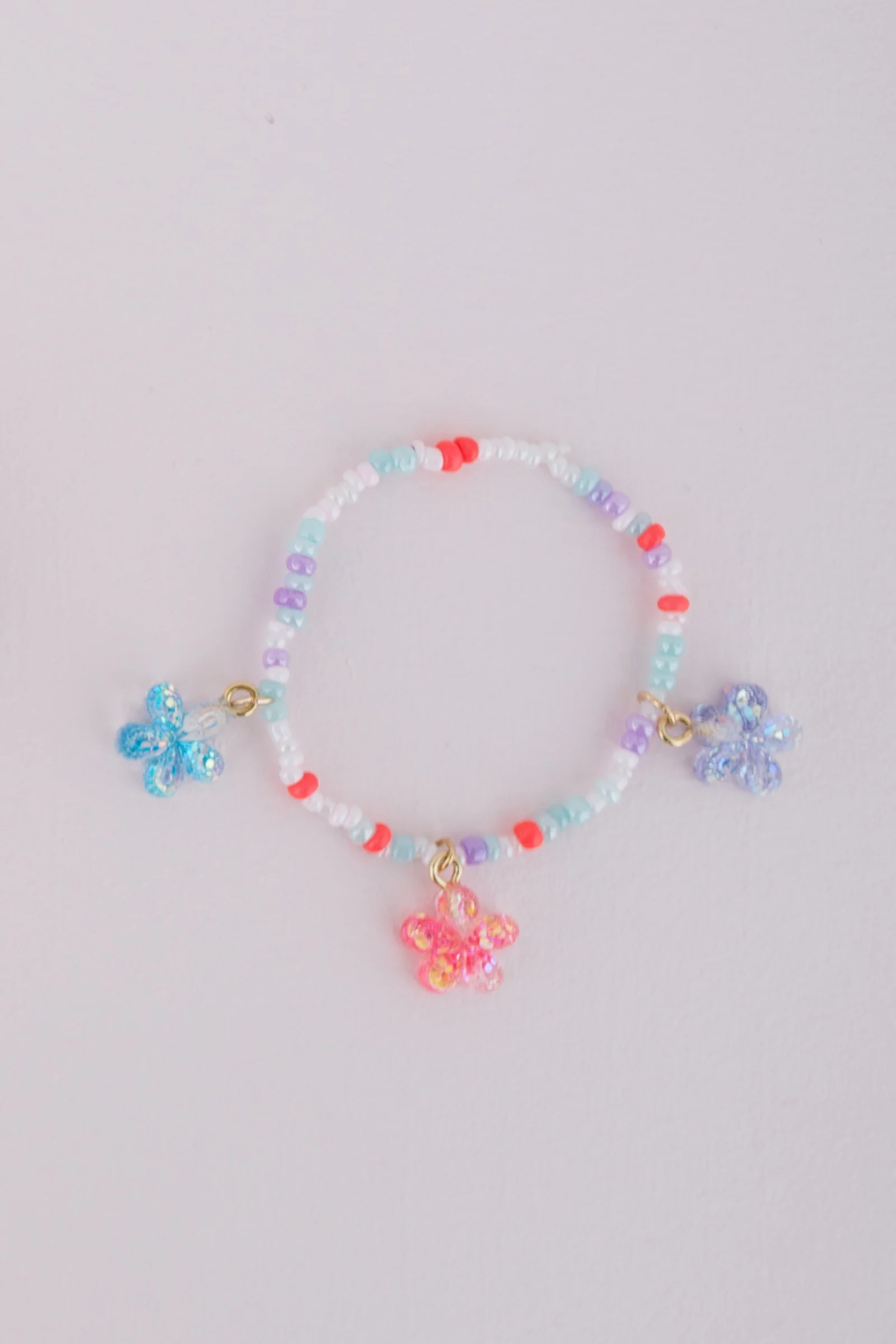 Boutique Shimmer Flower Bracelet - Image 2