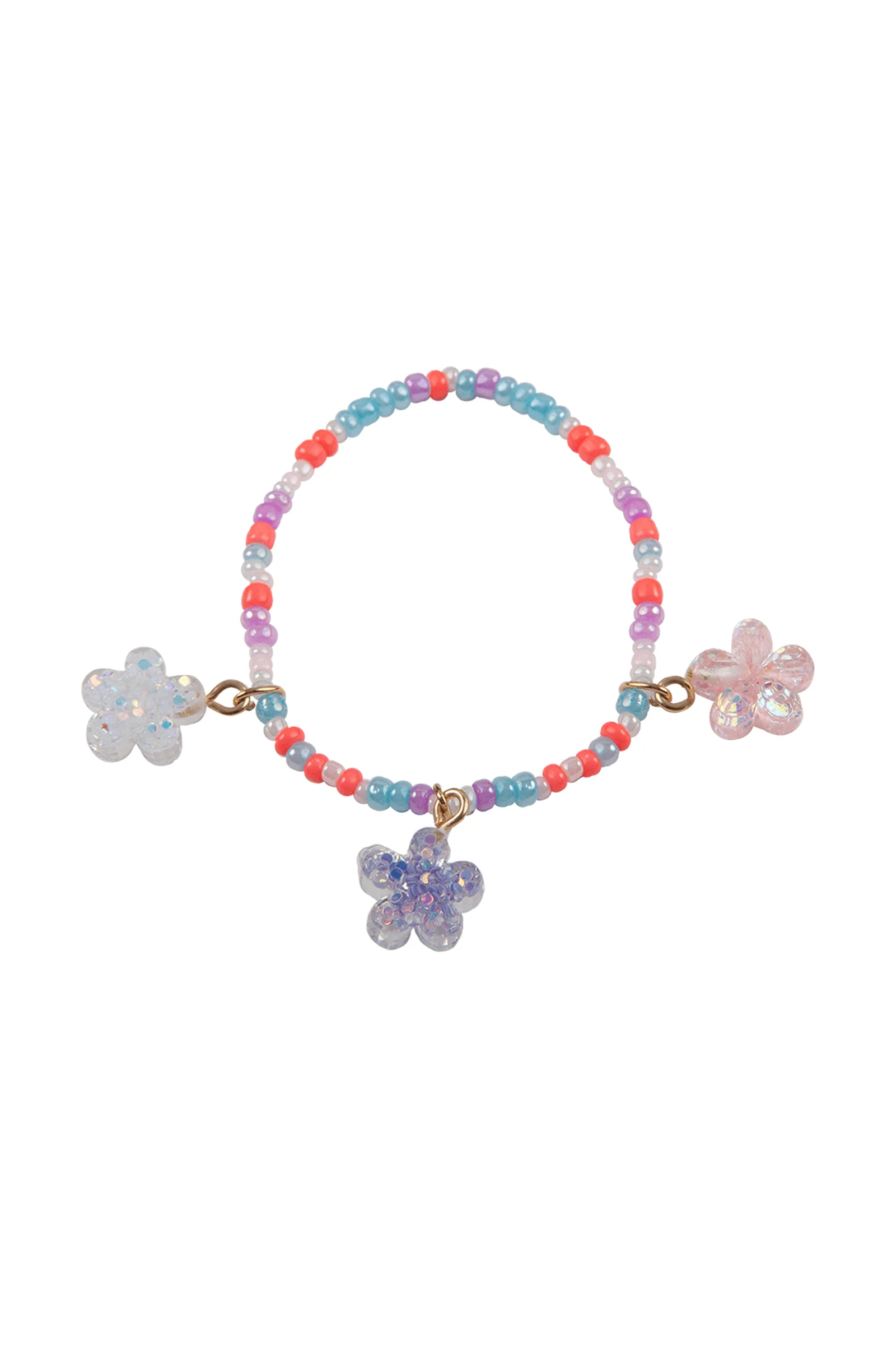 Boutique Shimmer Flower Bracelet - Image 4