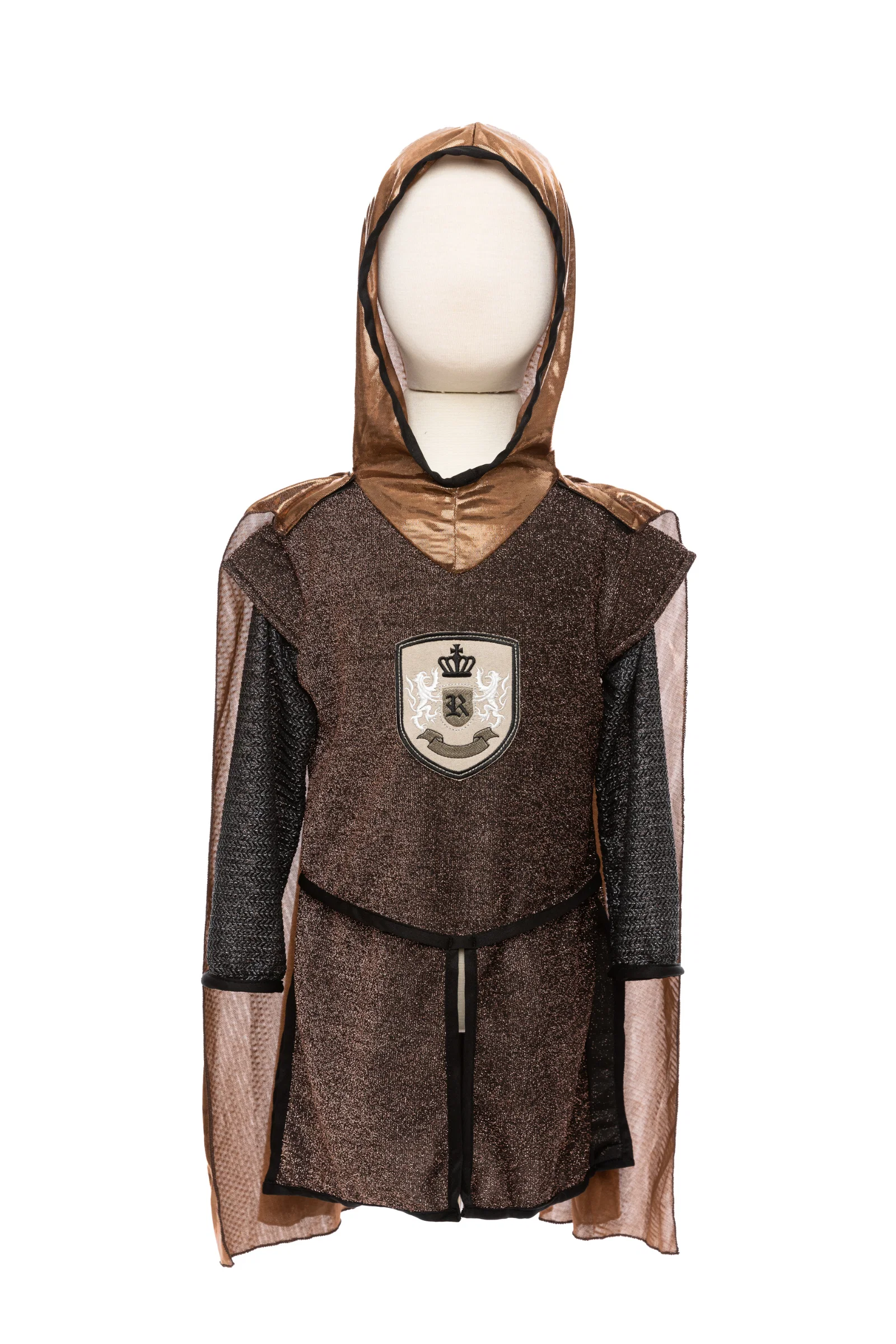 Brilliant Copper Knight Tunic with Cape - Image 10