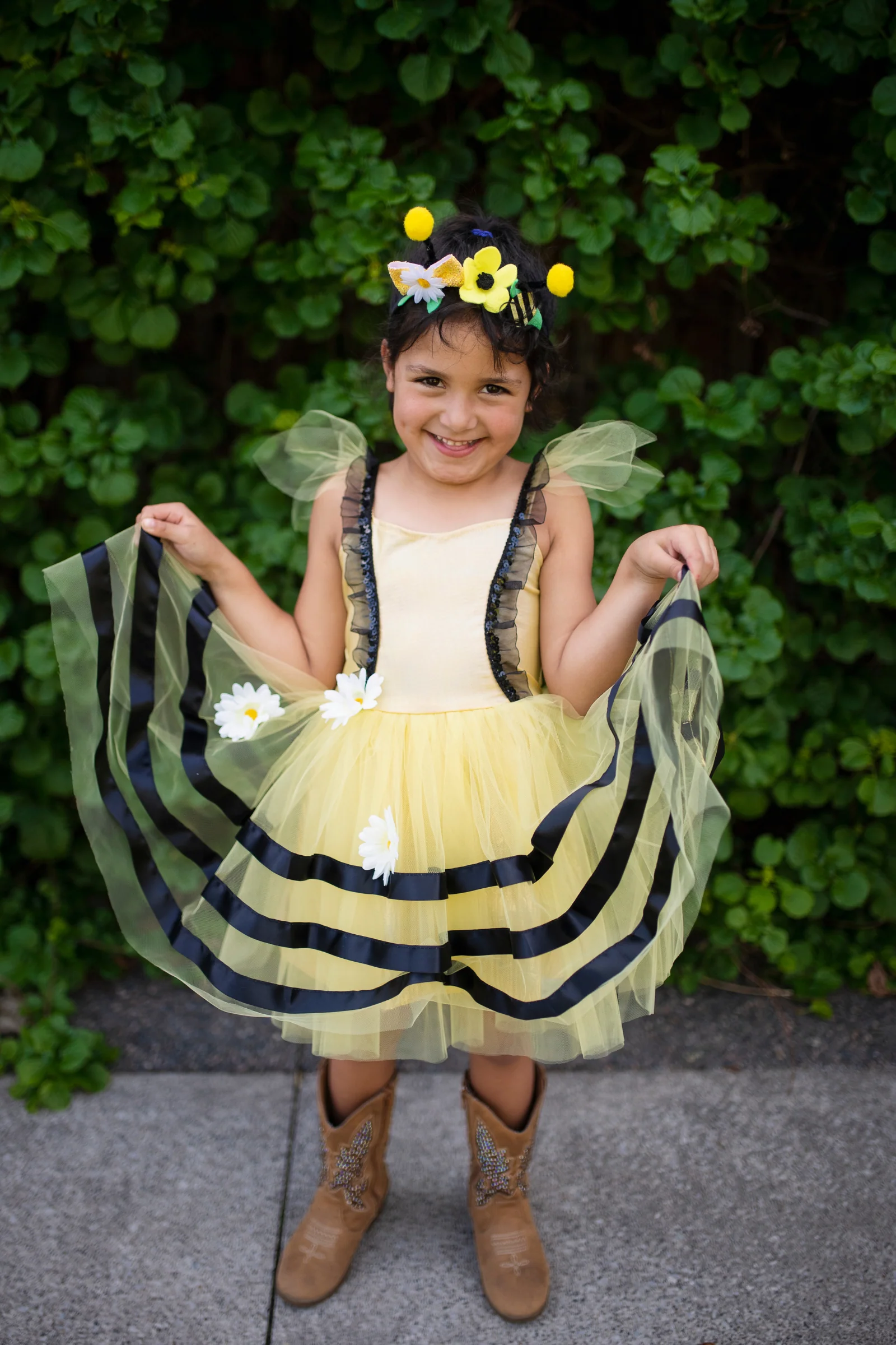 Bumble Bee Dress & Headband - Image 3