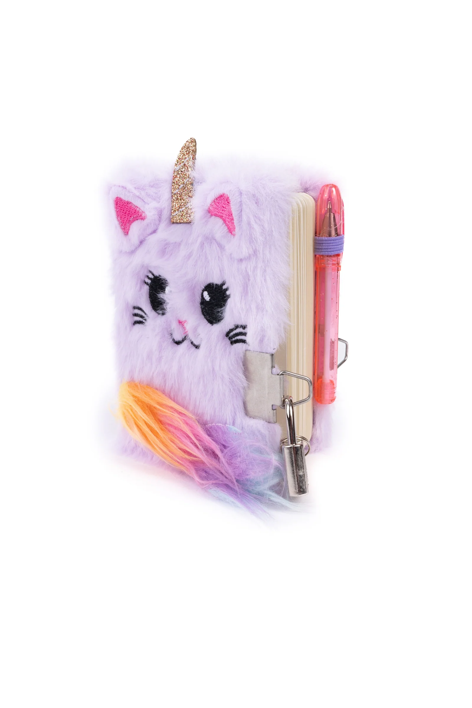 Furry Journal with Lock & Pen - Image 3