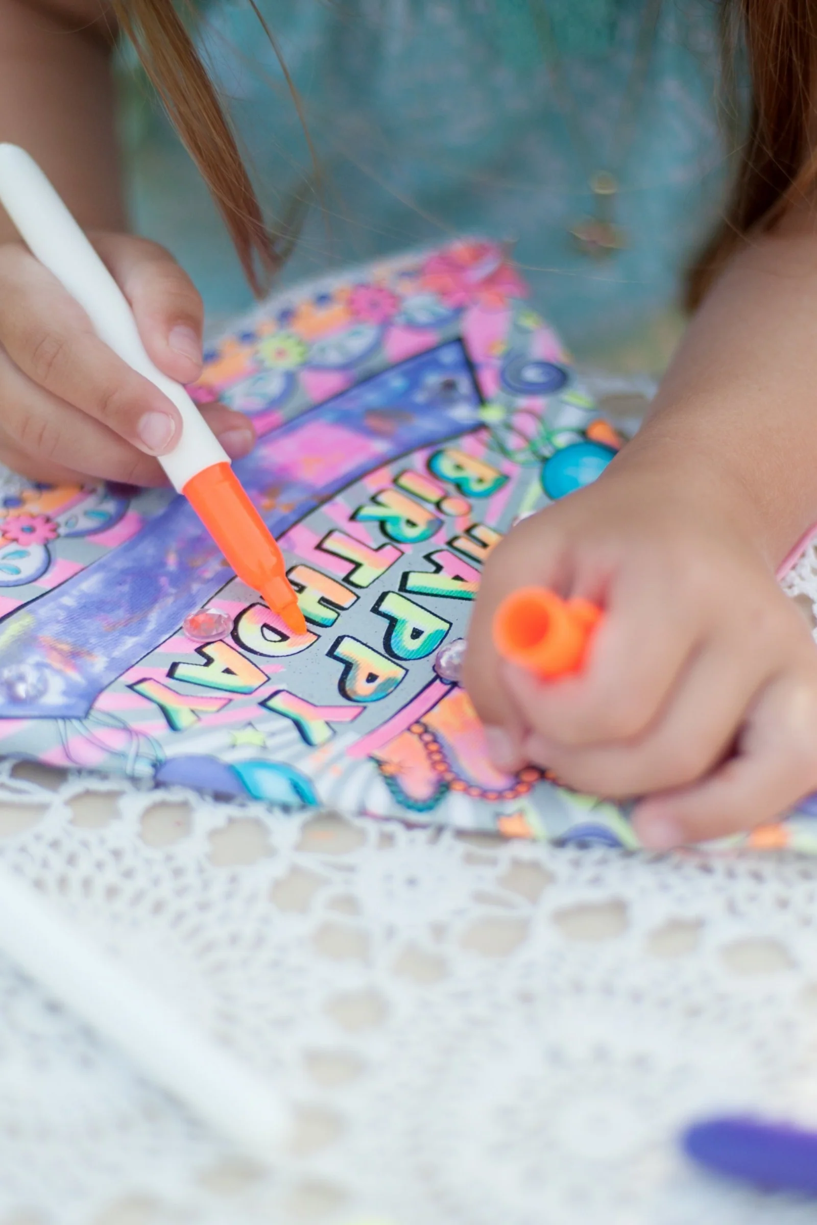Colour A Birthday Hat - 4 Pack - Image 3