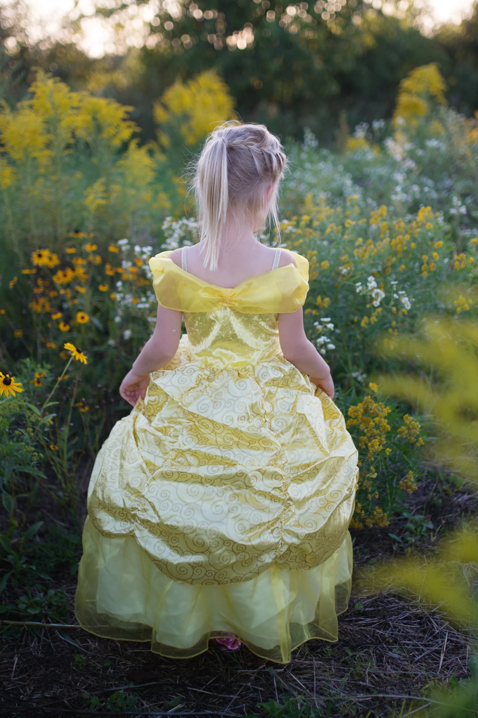 Fairytale Princess Gold Gown - Image 3