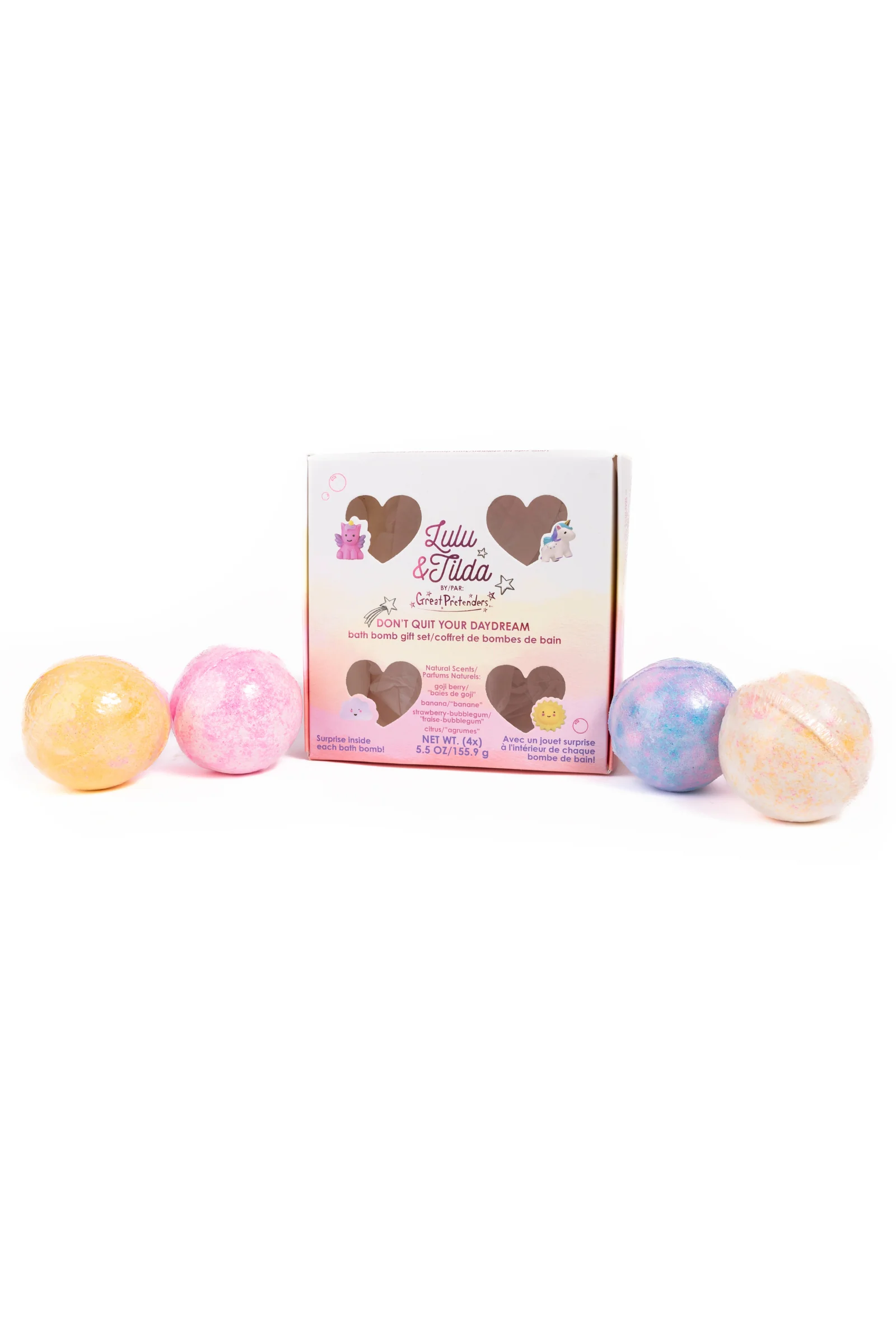Don't Quit Your Day Dream Bath Bomb Box Set, with Surprise Squishie Inside - Image 3