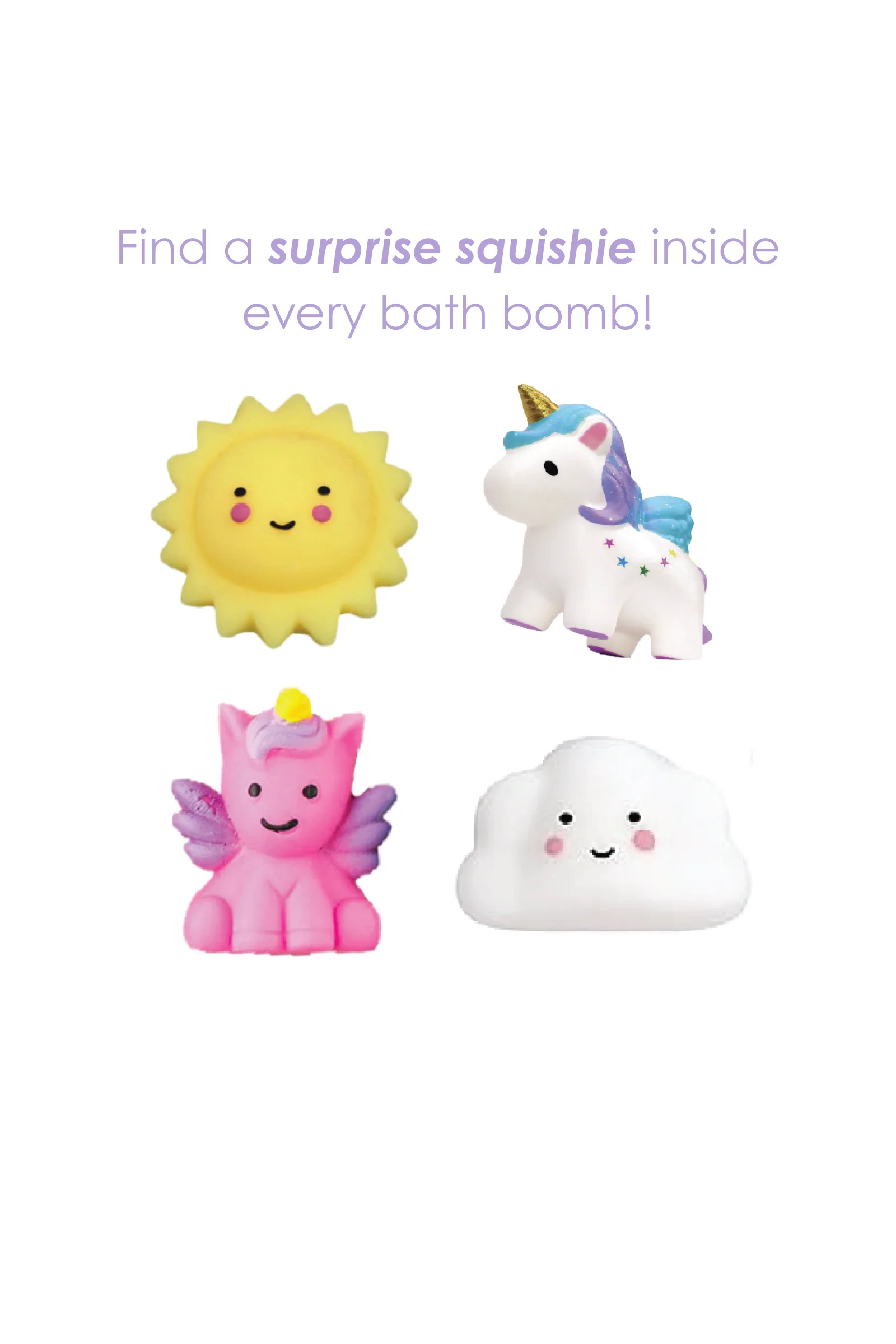 Don't Quit Your Day Dream Bath Bomb Box Set, with Surprise Squishie Inside - Image 5