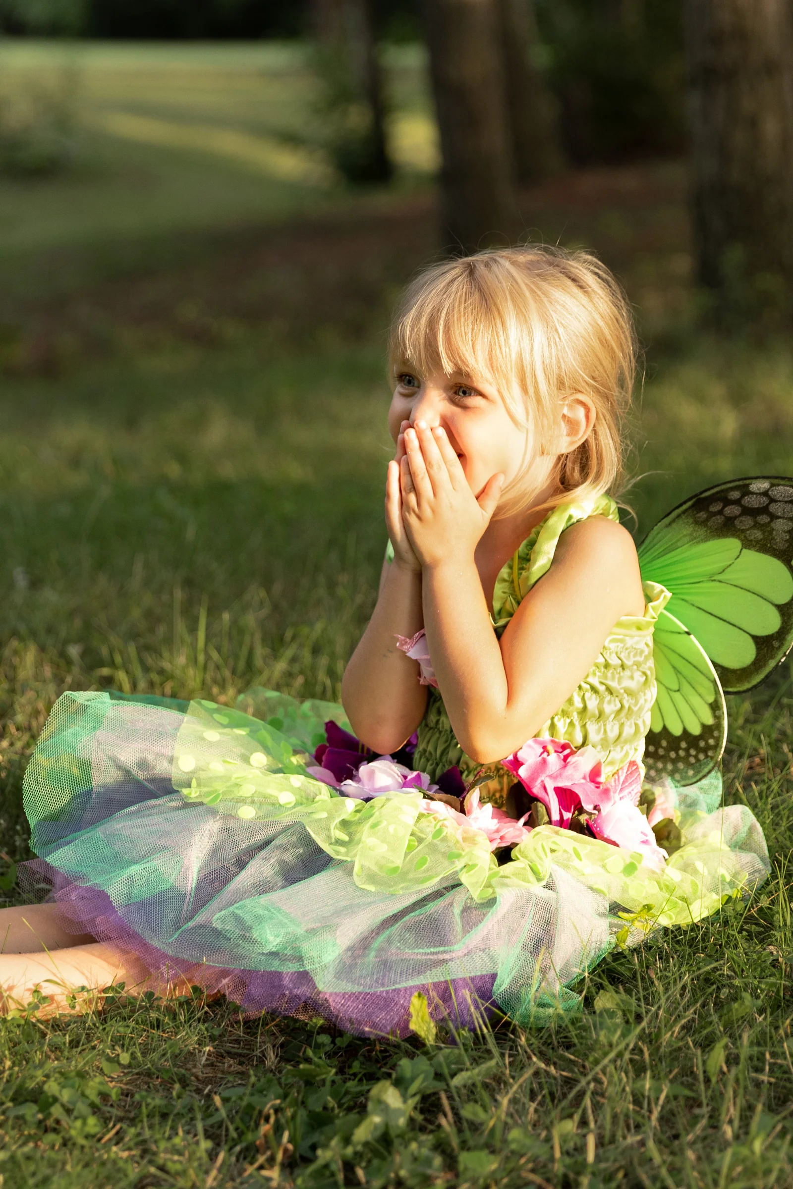 Fairy Blooms Deluxe Dress & Wings - Image 3
