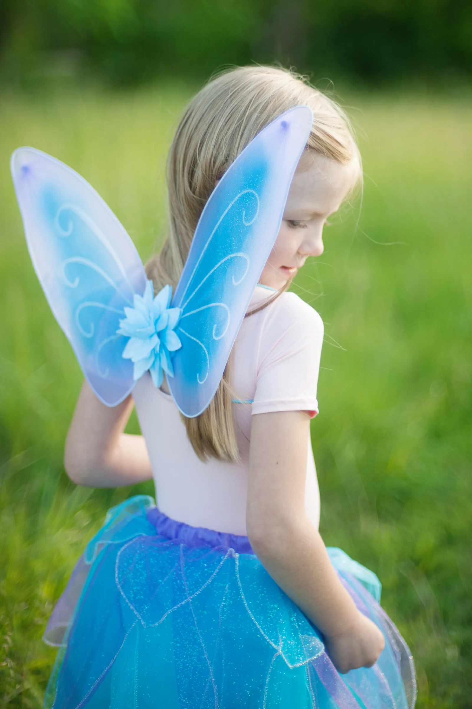 Fancy Flutter Skirt Sets with Wings & Wands - Image 4