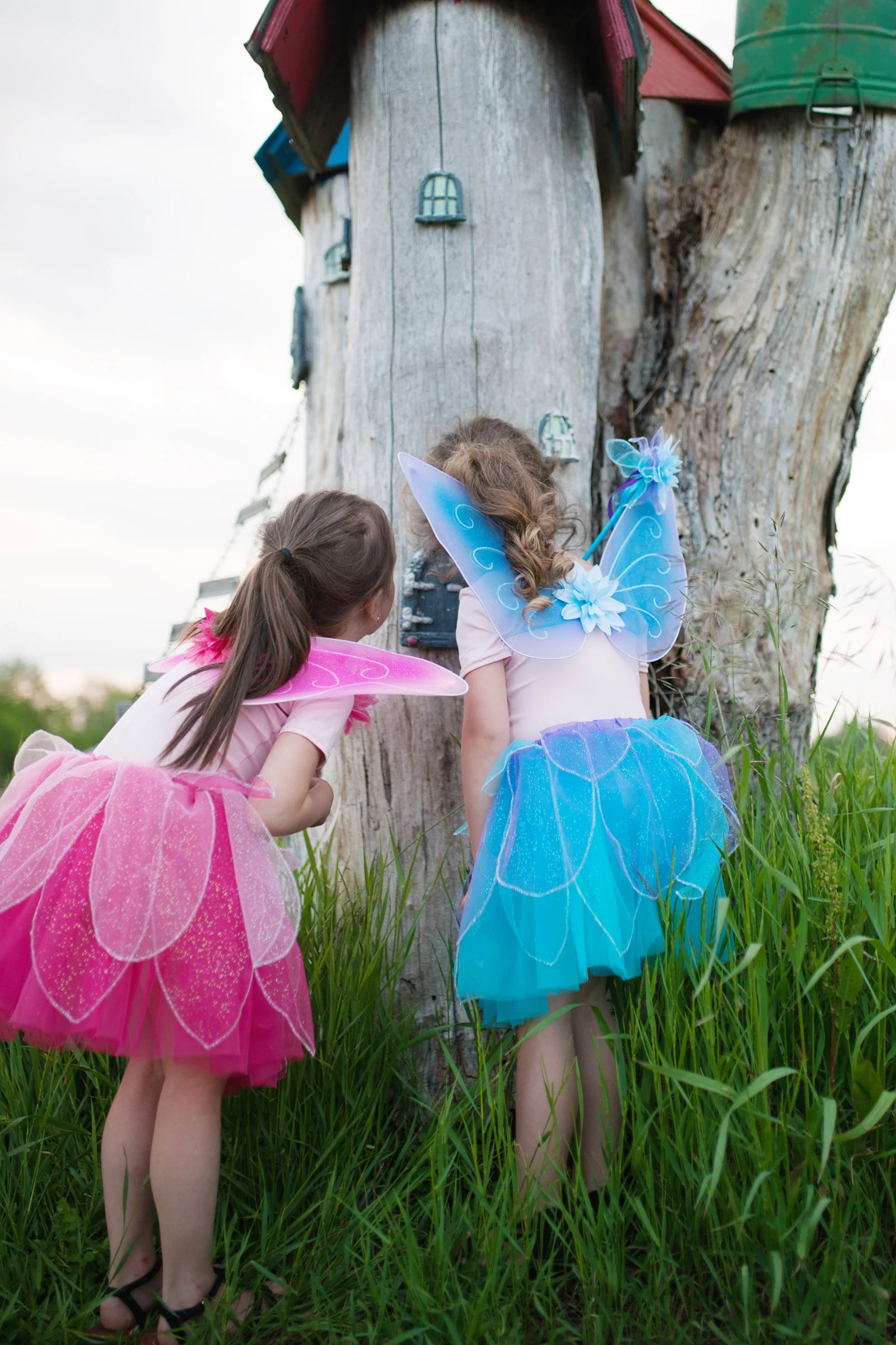 Fancy Flutter Skirt Sets with Wings & Wands - Image 2