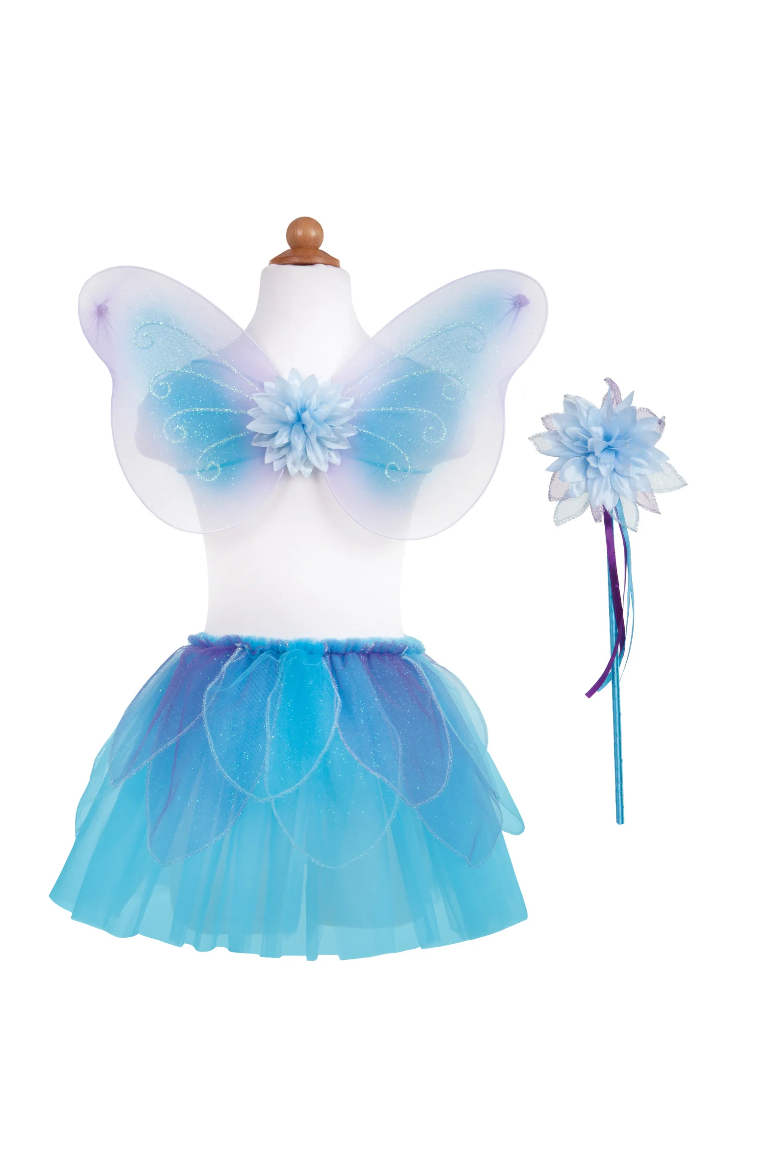 Fancy Flutter Skirt Sets with Wings & Wands - Image 6