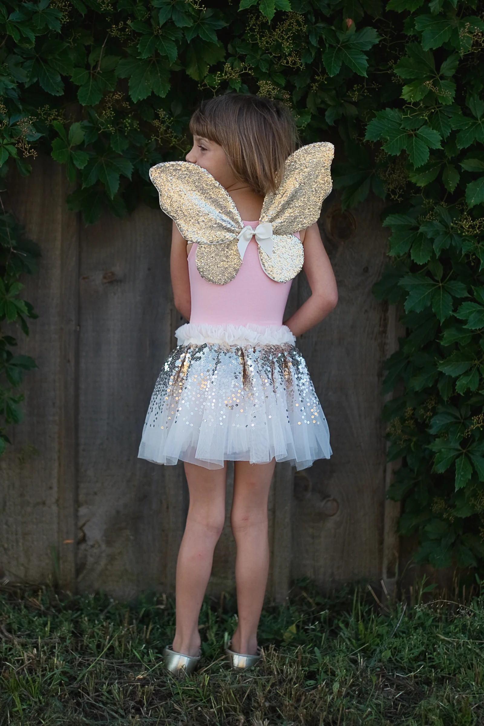 Gracious Gold Sequins Skirt, Wings, & Wand - Image 3