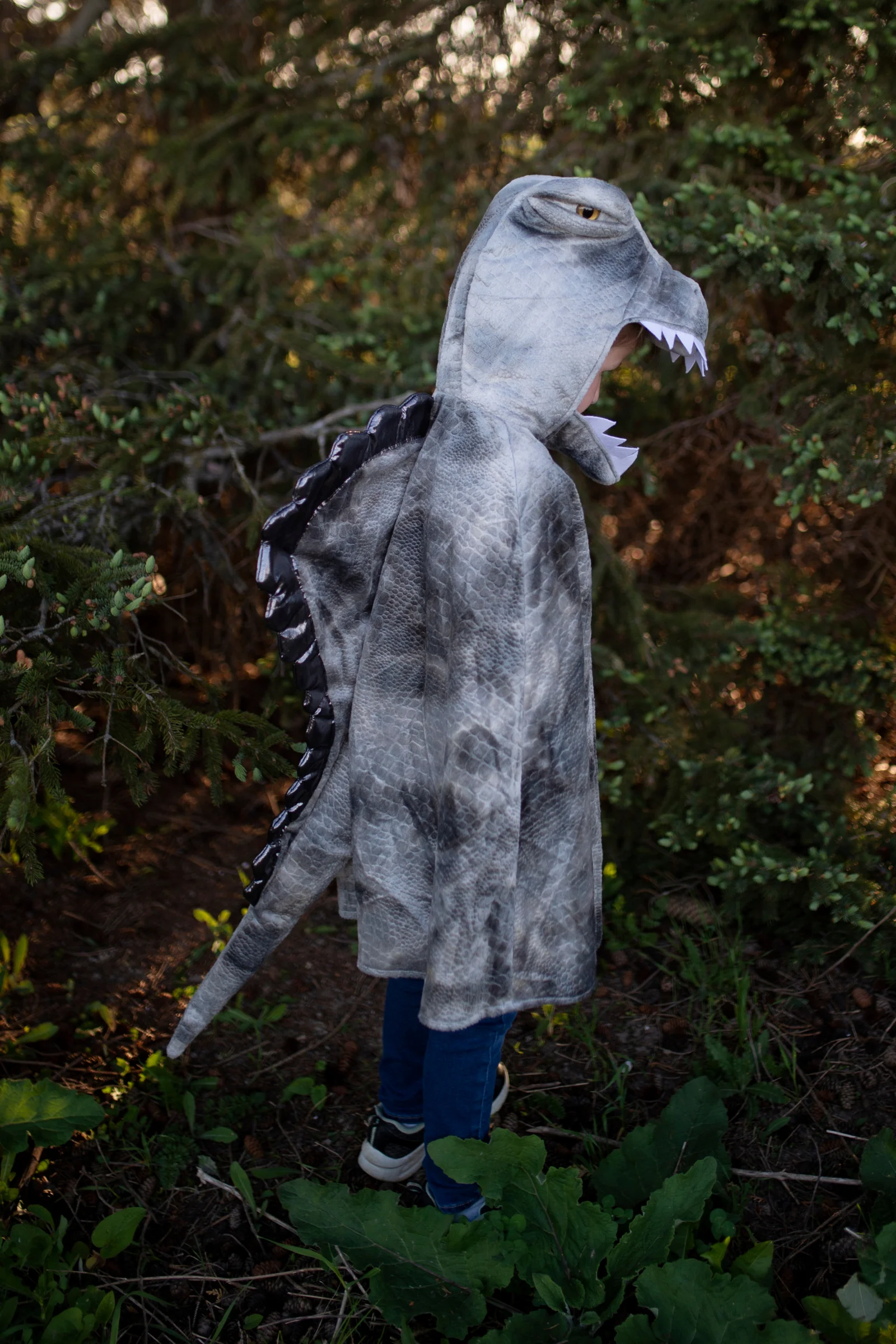 Grey Grandasaurus Spinosaurus Cape - Image 3