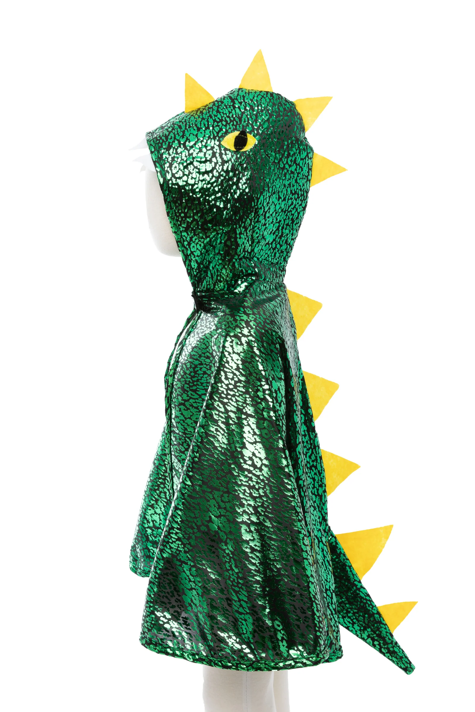 Toddler Dragon Cape Green Metallic - Image 5