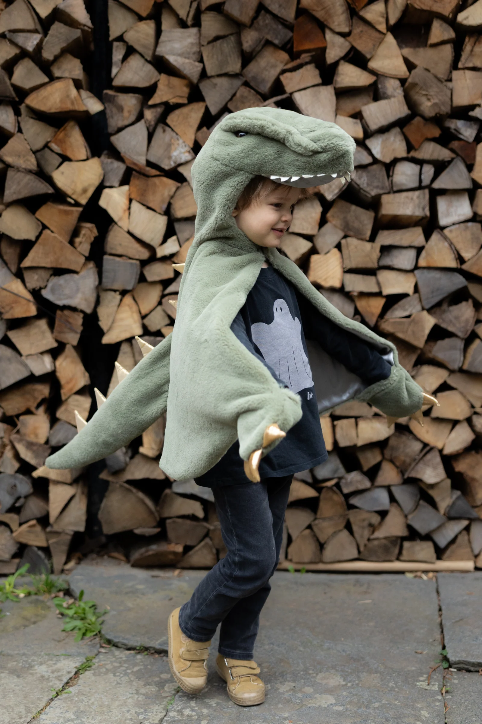 Green T-Rex Cuddle Cape - Image 2