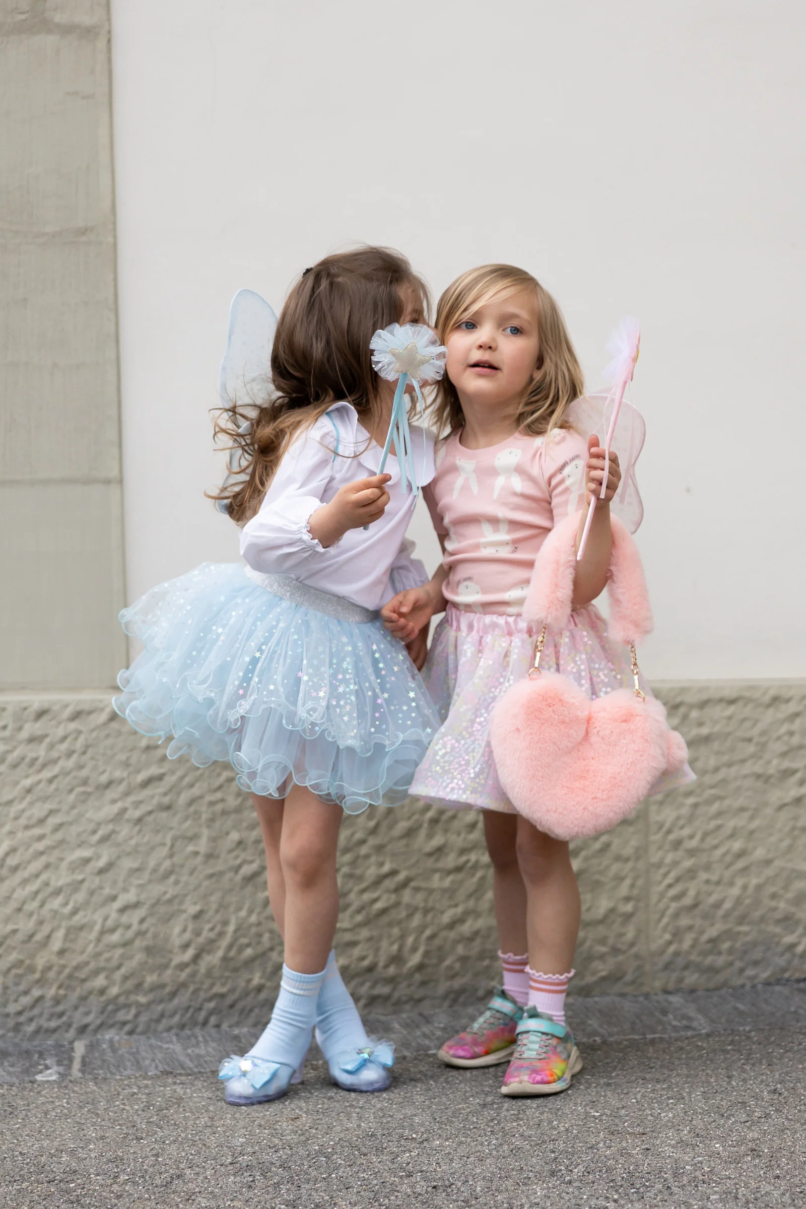 Iridescent Celestrial Fairy Wings, Tutu, Wand - Image 3