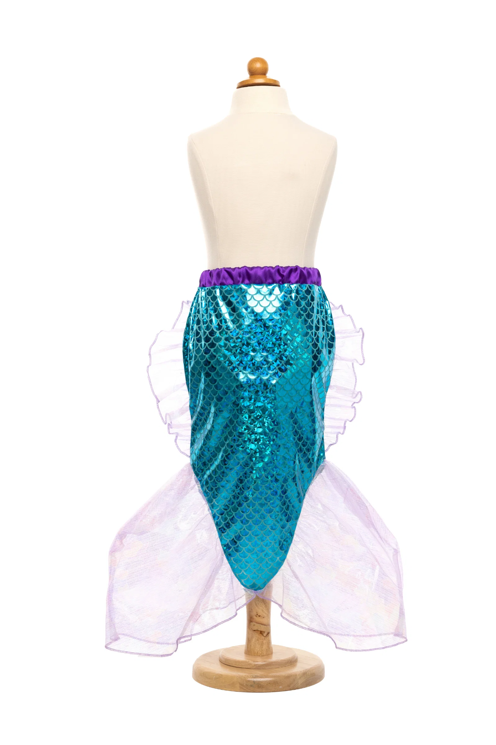 Mermaid Glimmer Skirt Set with Headband - Image 13