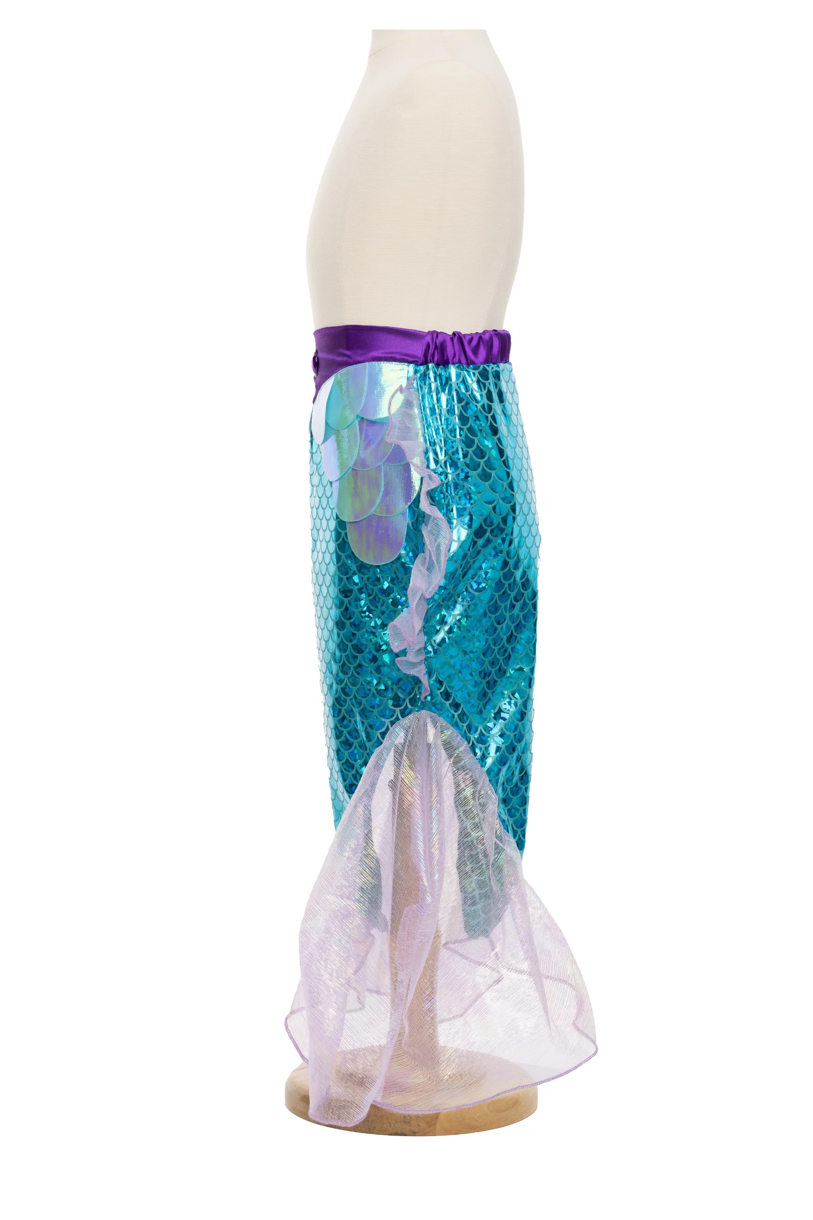Mermaid Glimmer Skirt Set with Headband - Image 14