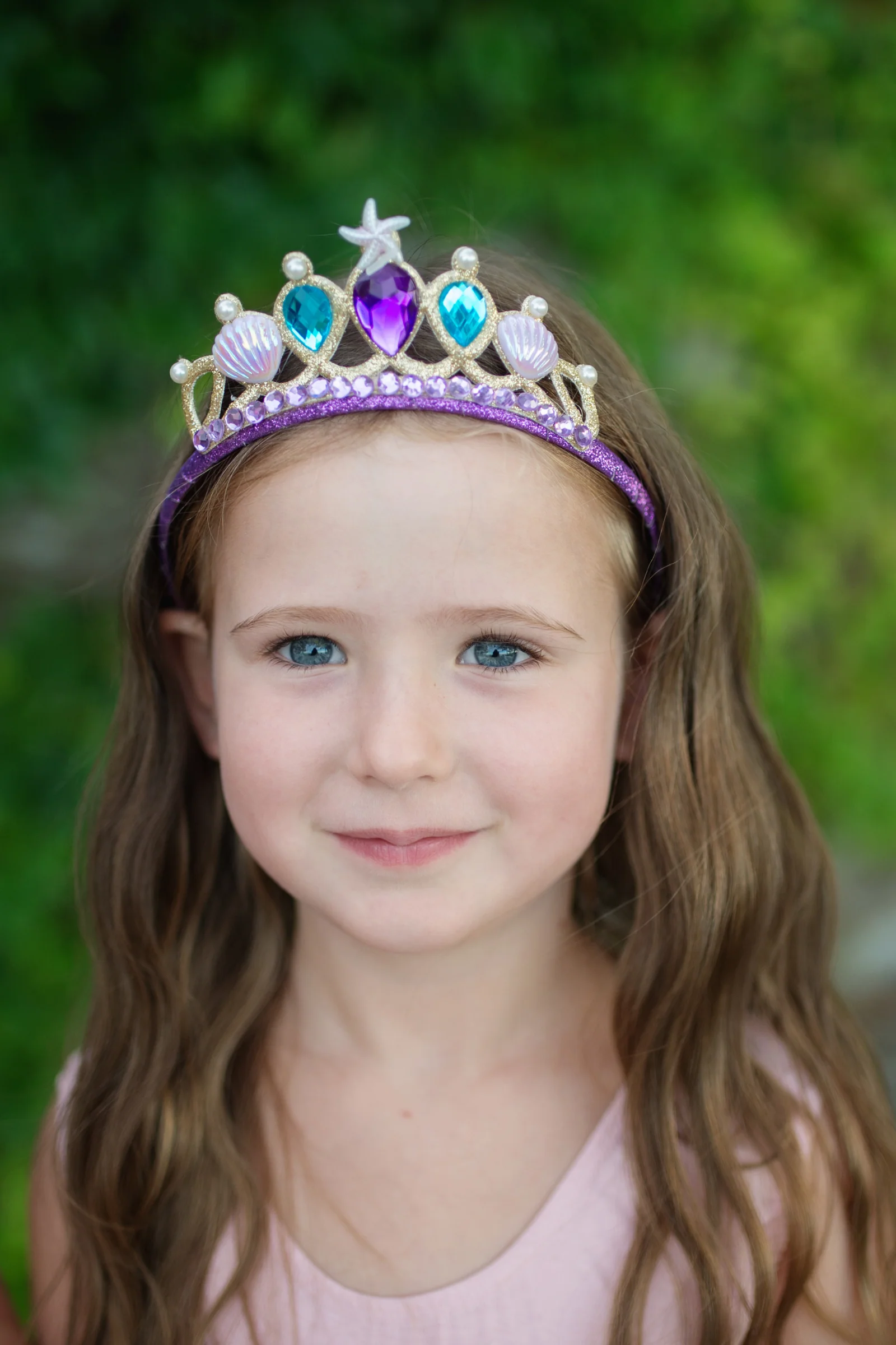 Mermaid Glimmer Skirt Set with Headband - Image 6