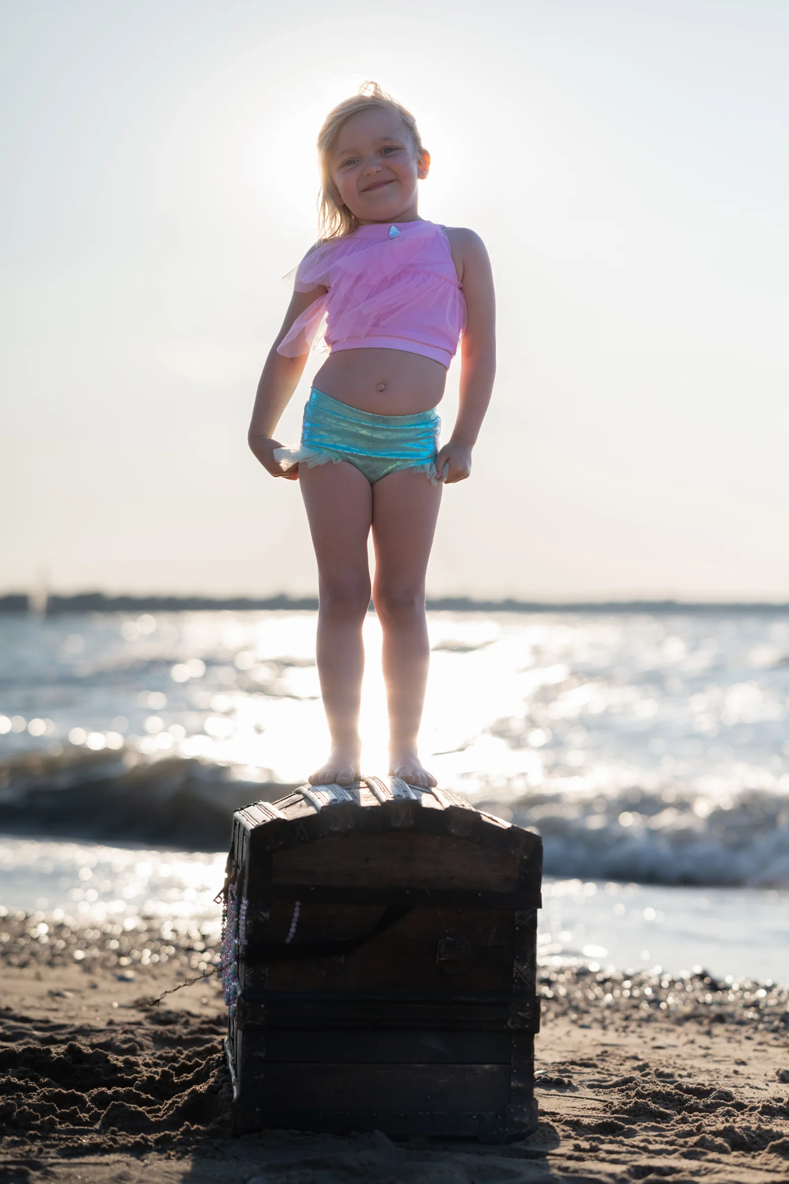 Pink Mermaid Swim Suit - Image 2