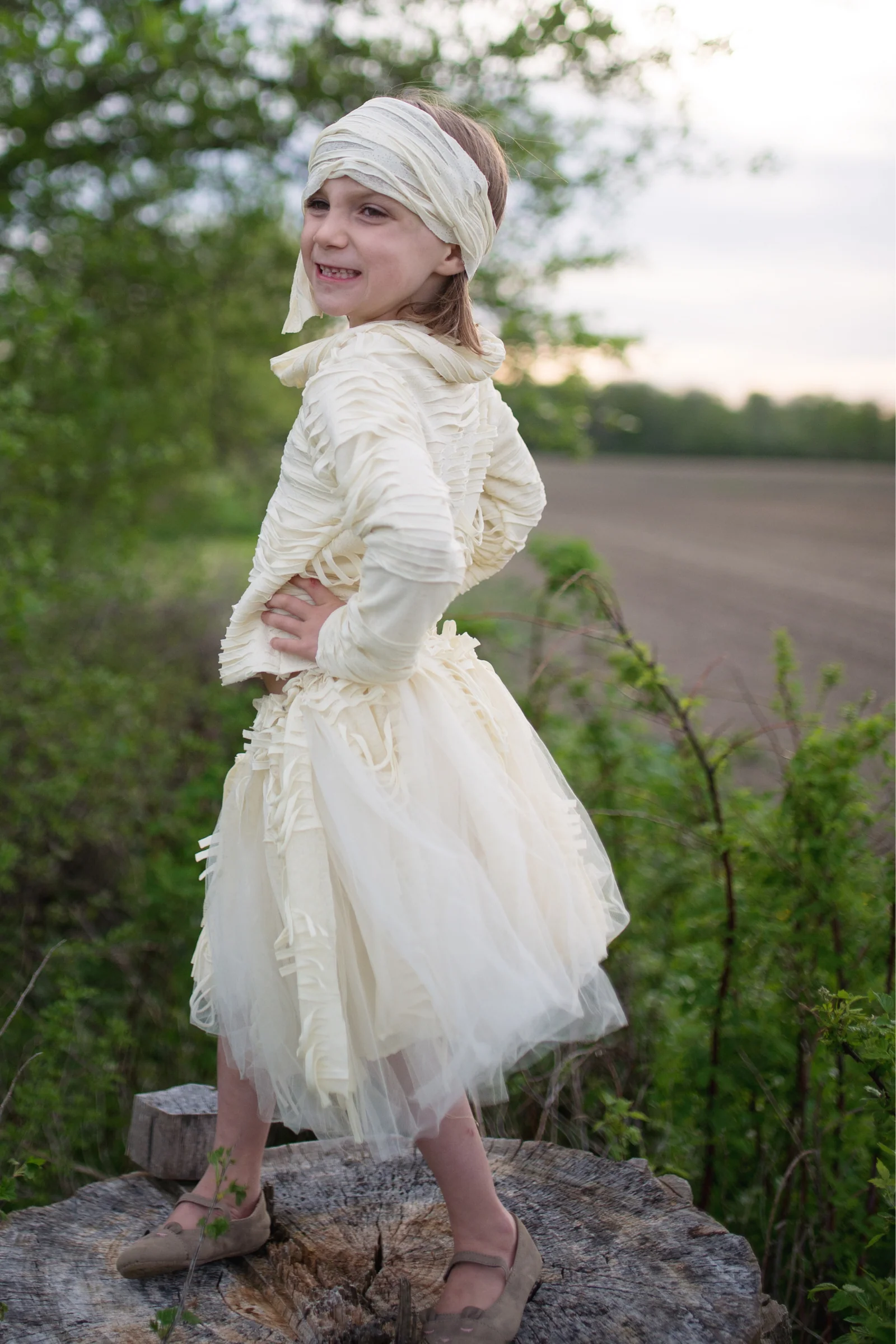 Mummy Costume with Skirt - Image 3