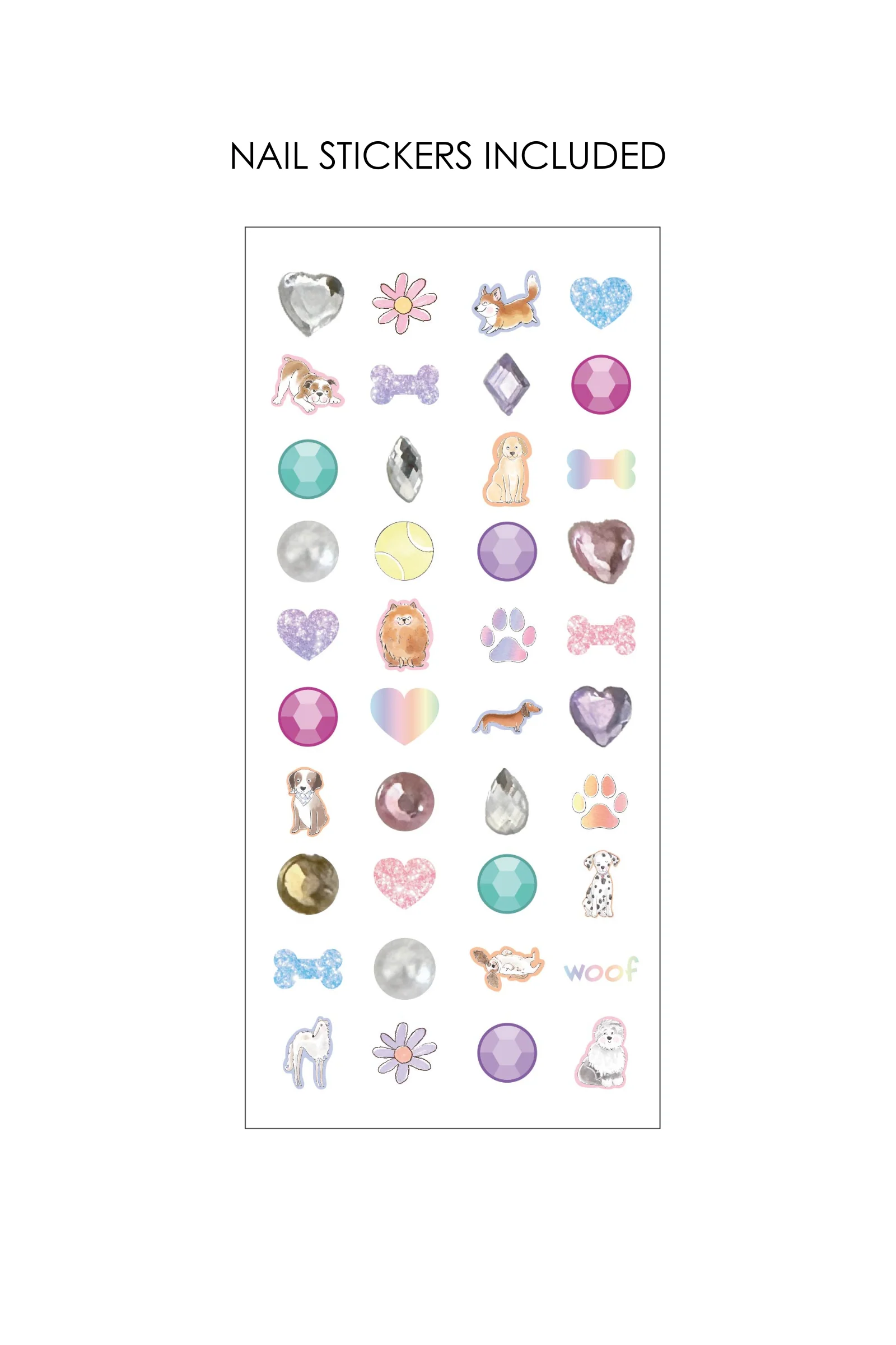 Paw-some Nail Polish and Nail Sticker Set - Image 4