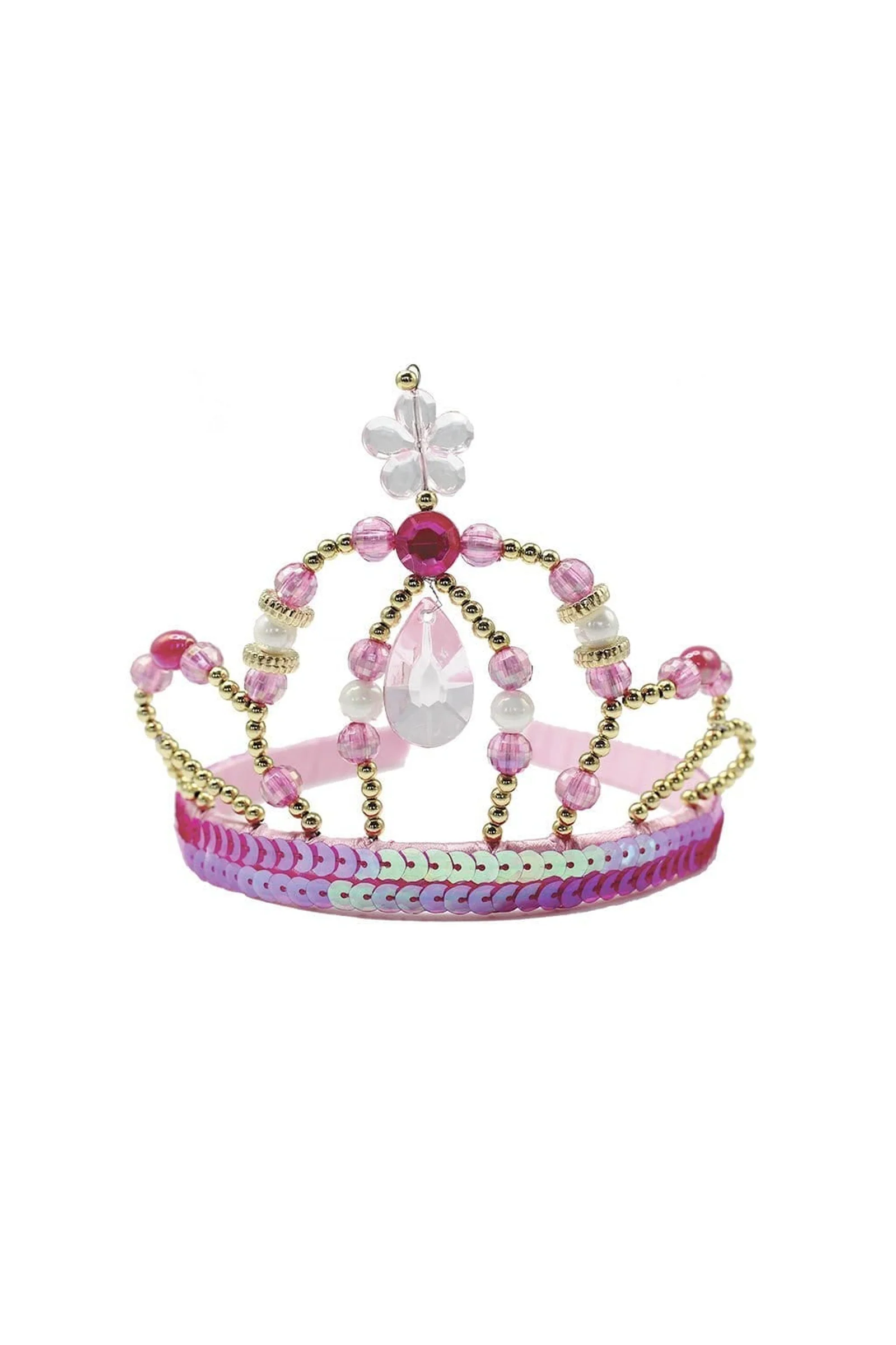 Pink & Gold Fairy Princess Tiara - Image 2