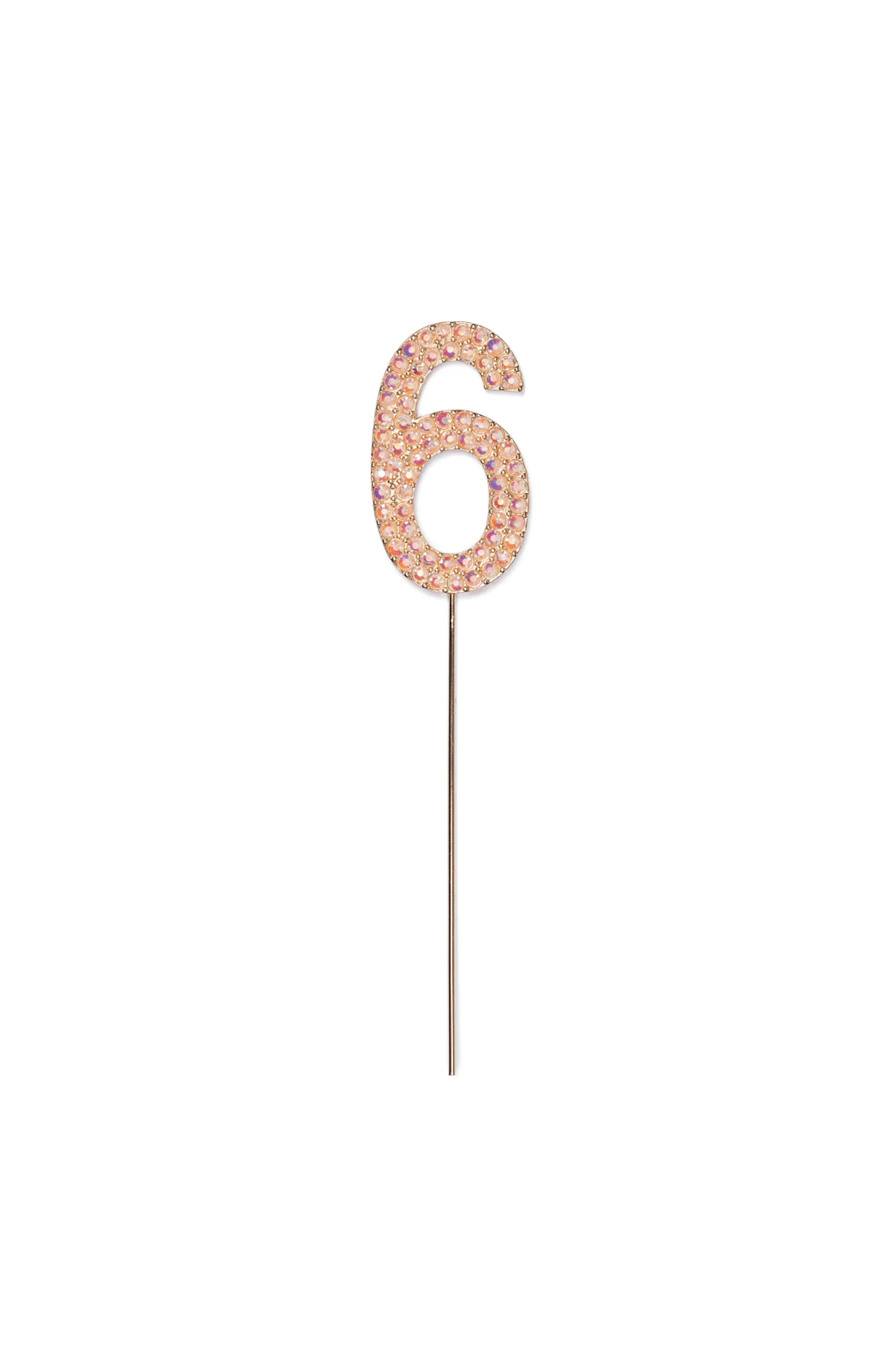 Pink Rhinestone Cake Topper Numbers - Image 11