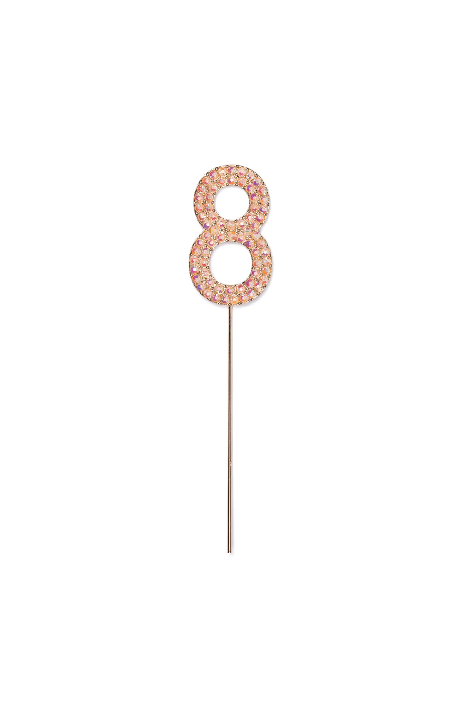 Pink Rhinestone Cake Topper Numbers - Image 13