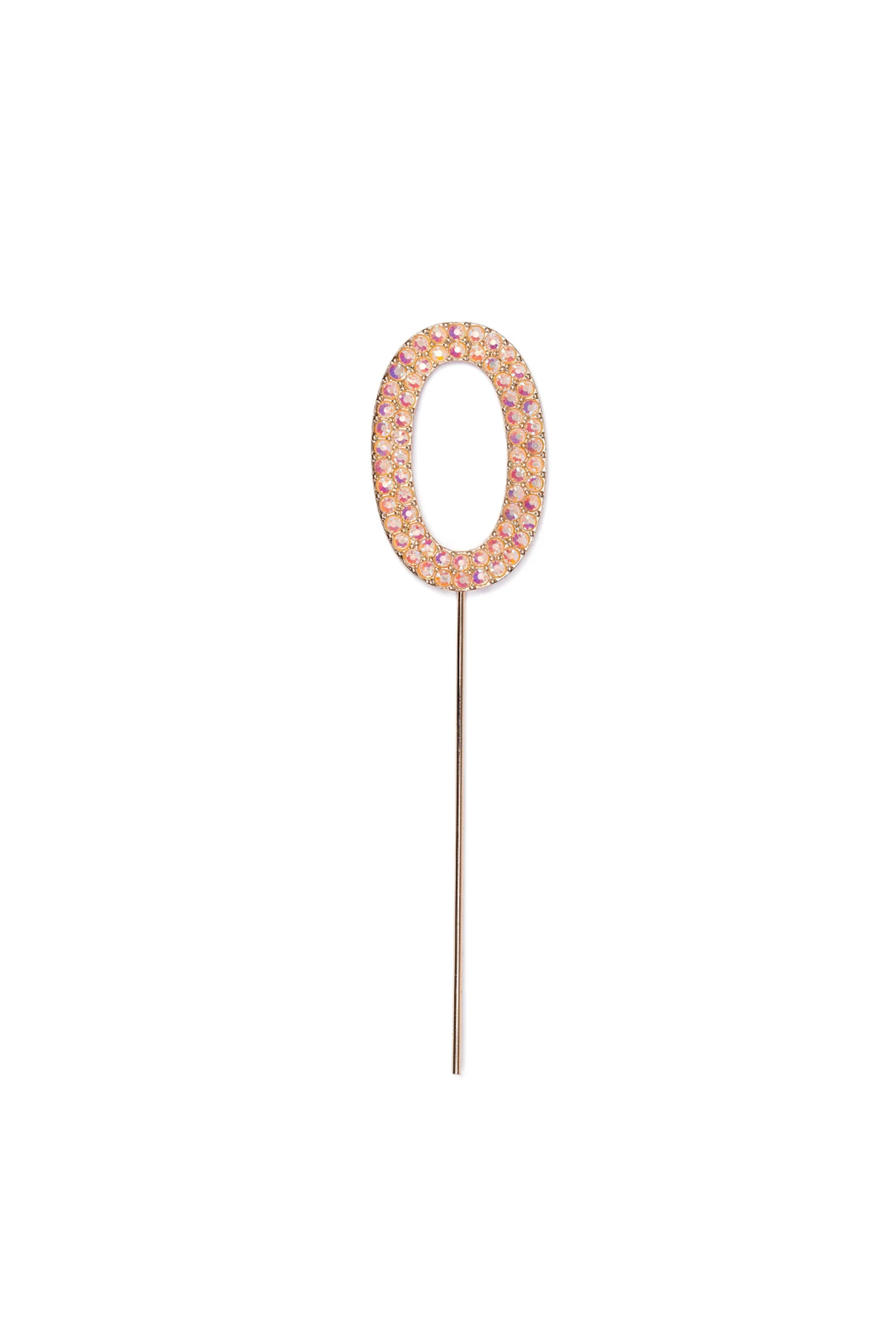 Pink Rhinestone Cake Topper Numbers - Image 6