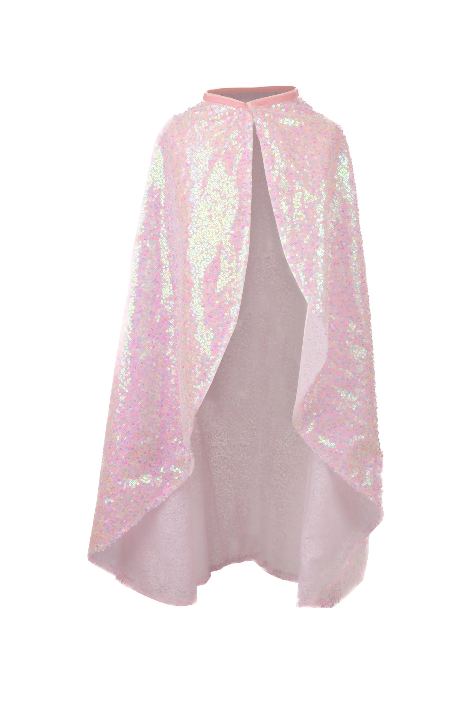 Pink Sequins Twirl Cape - Image 5