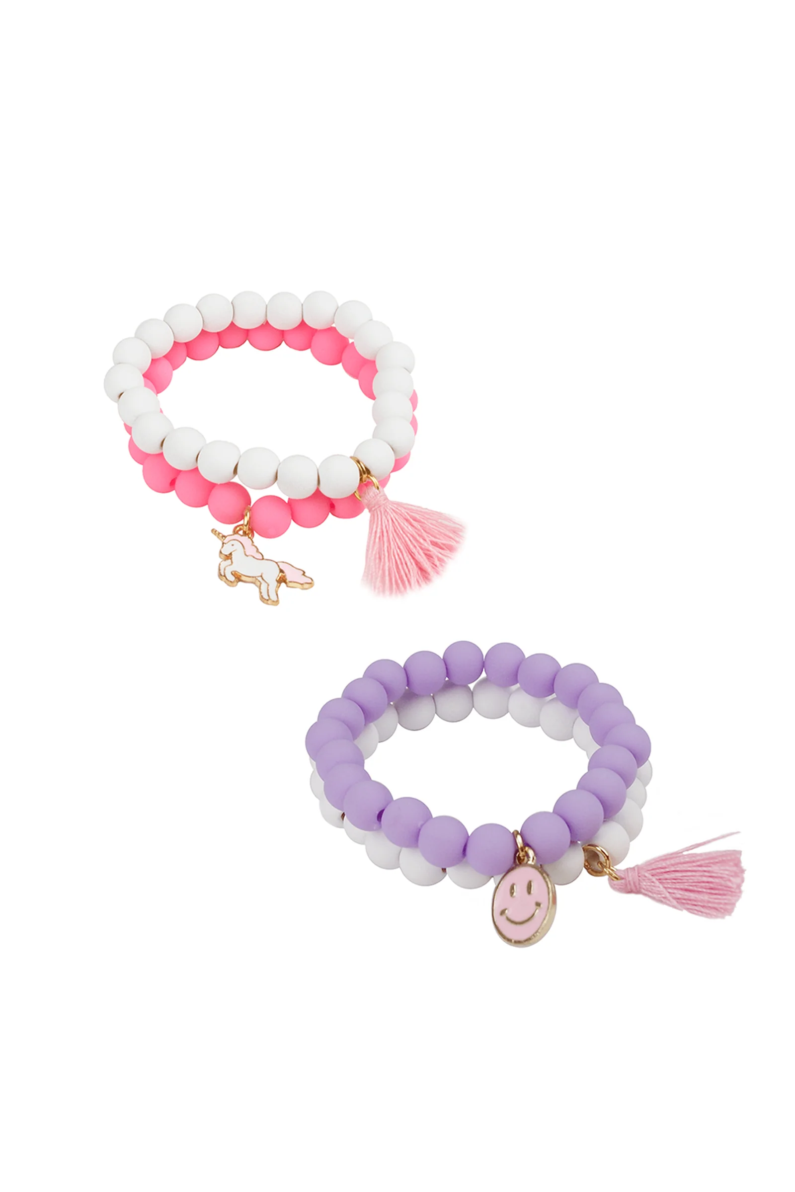 Pretty Pastel Soft Touch Bracelets, 2pcs Assorted - Image 2