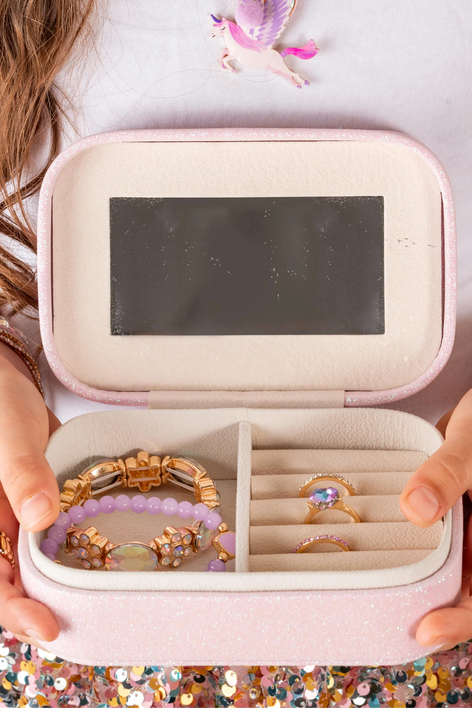 Pretty Precious Unicorn Jewelry Box - Image 4