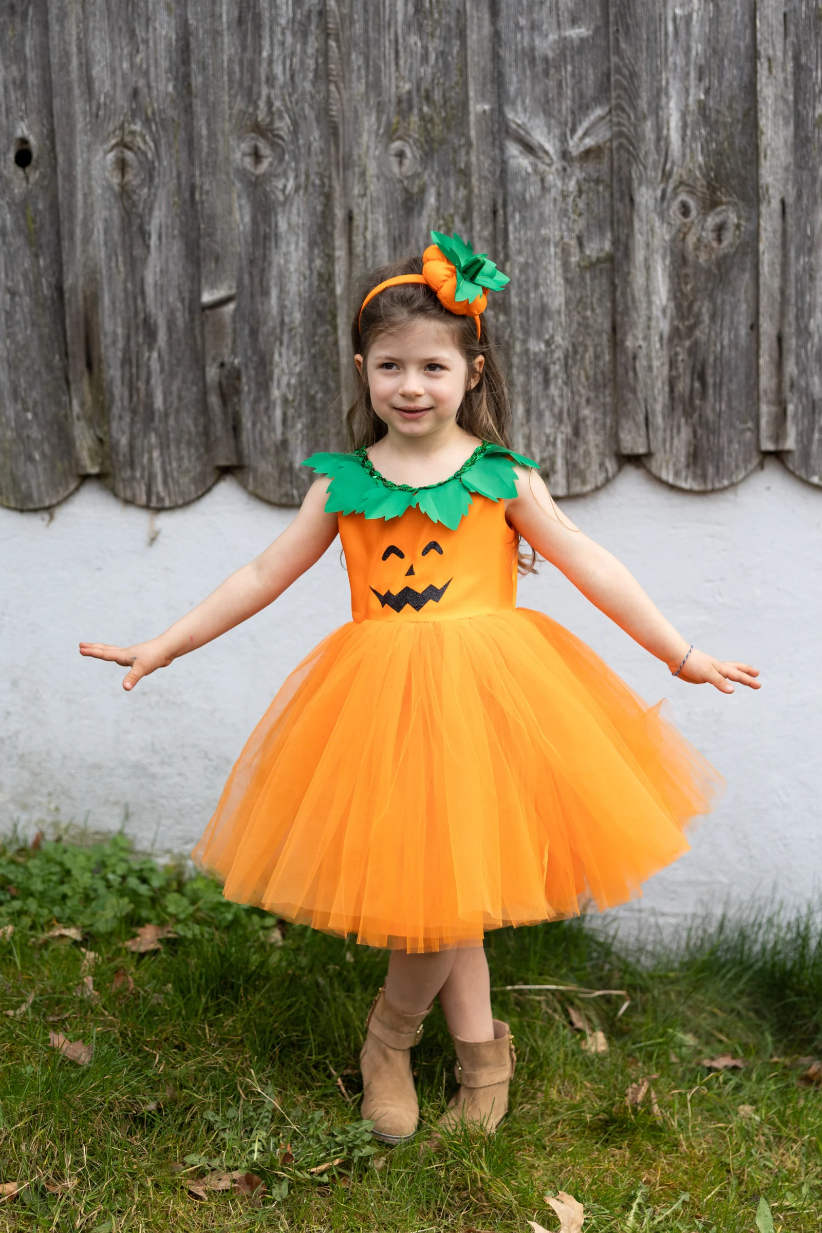 Pumpkin Patch Princess Dress - Image 3