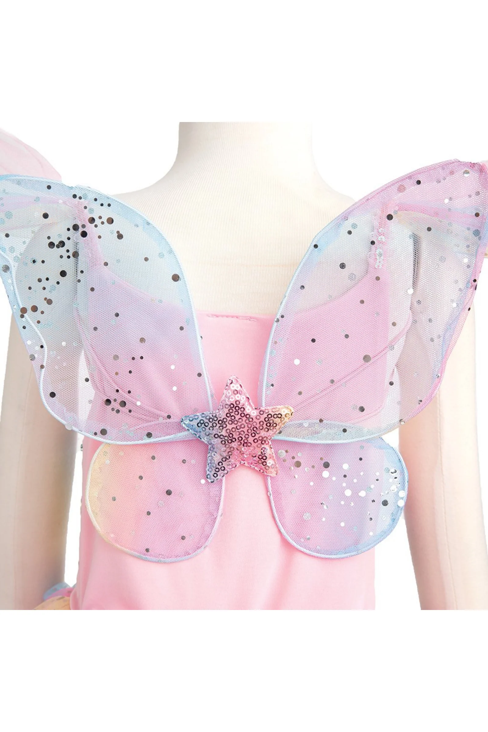 Rainbow Fairy Dress & Wings - Image 8