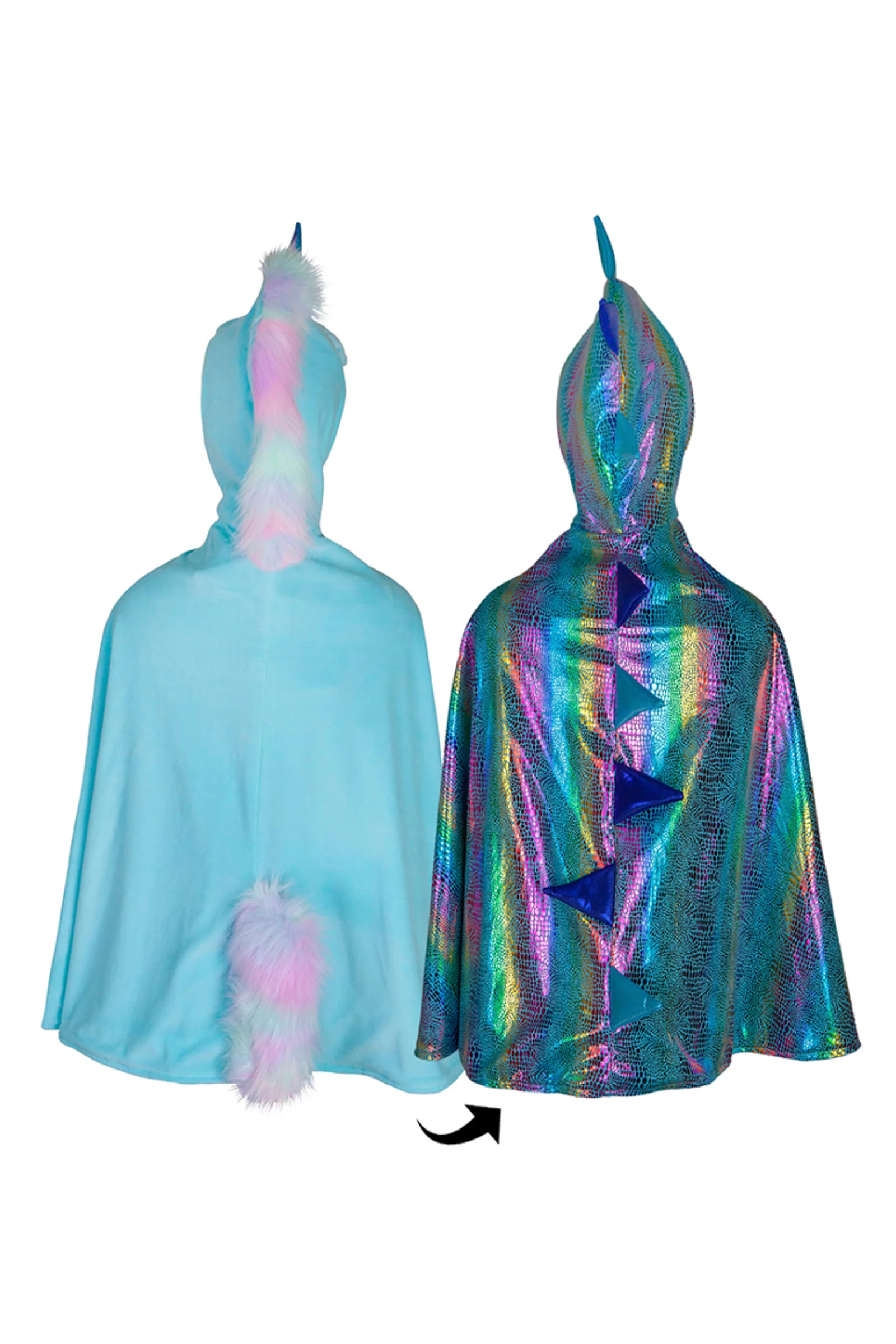 Reversible Unicorn Dragon Cape - Image 12