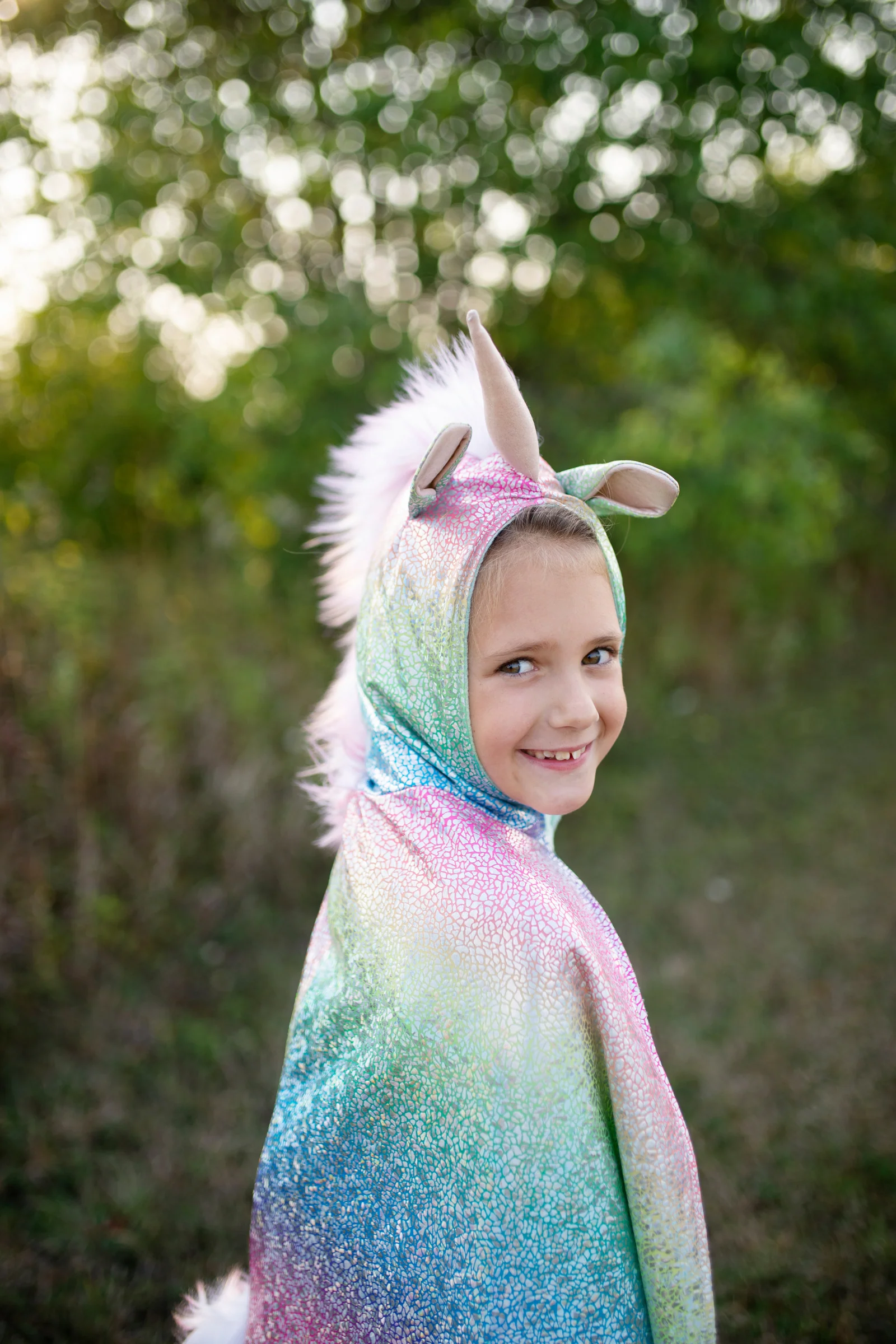 Reversible Unicorn Dragon Cape - Image 3