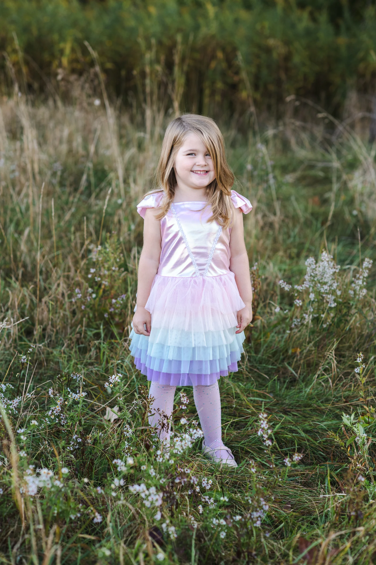 Rainbow Ruffle Tutu Dress - Image 5